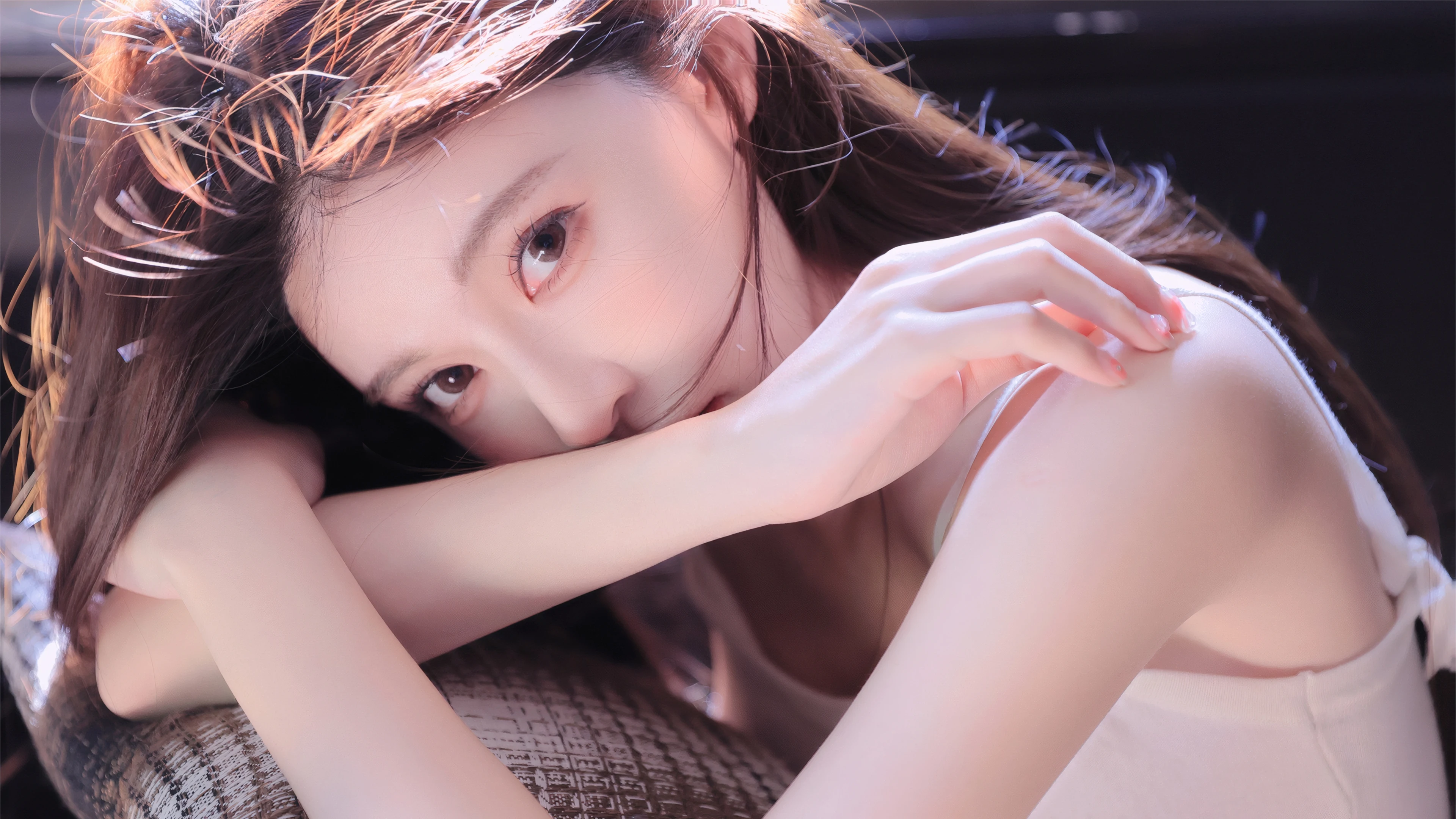 颜值爆表的 国内女生 脸部特写写真 4K超清画质 美女壁纸