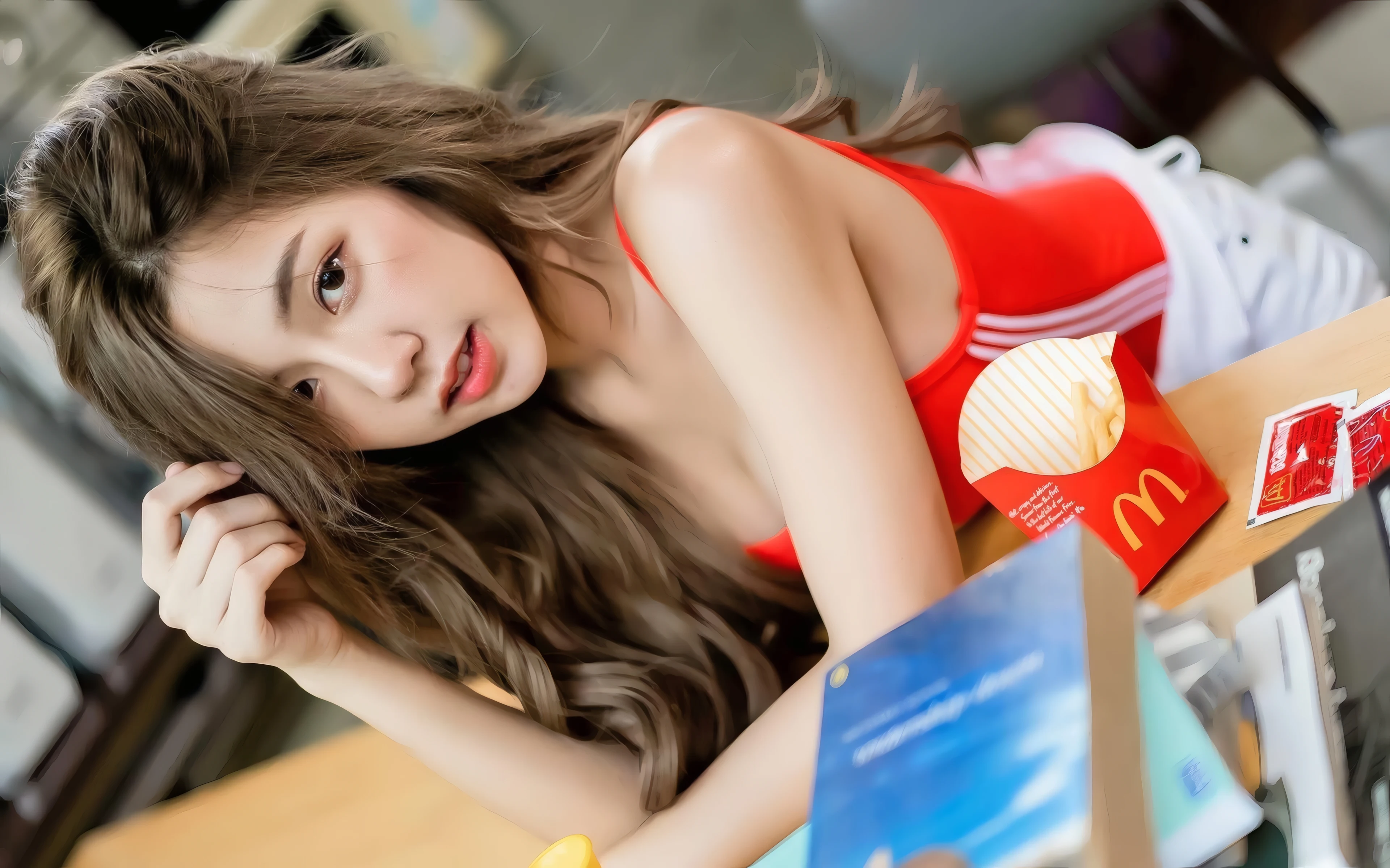 颜值爆表的 国内女生 脸部特写写真 4K超清画质 美女壁纸