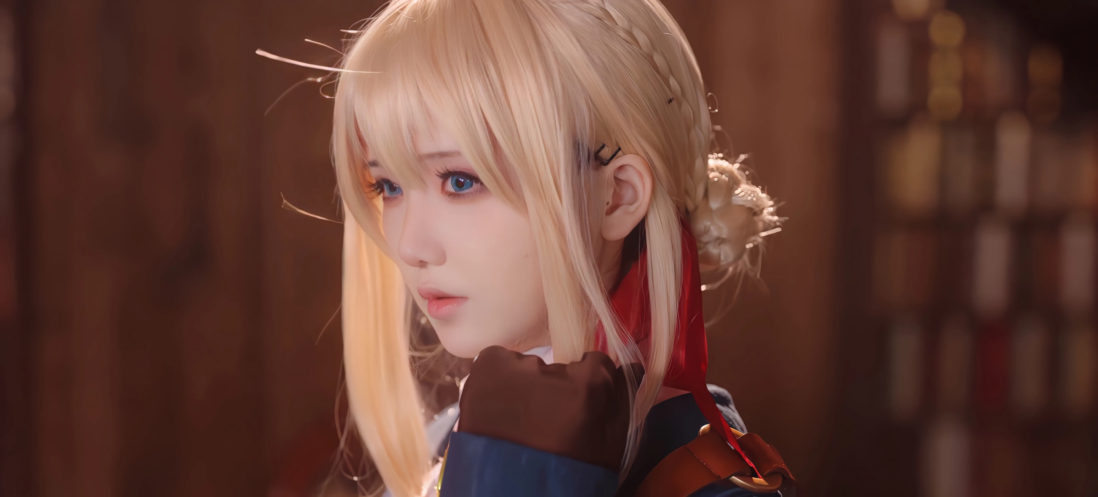 五官精致的 国产美女 高清脸部写真 超清晰4K 桌面锁屏