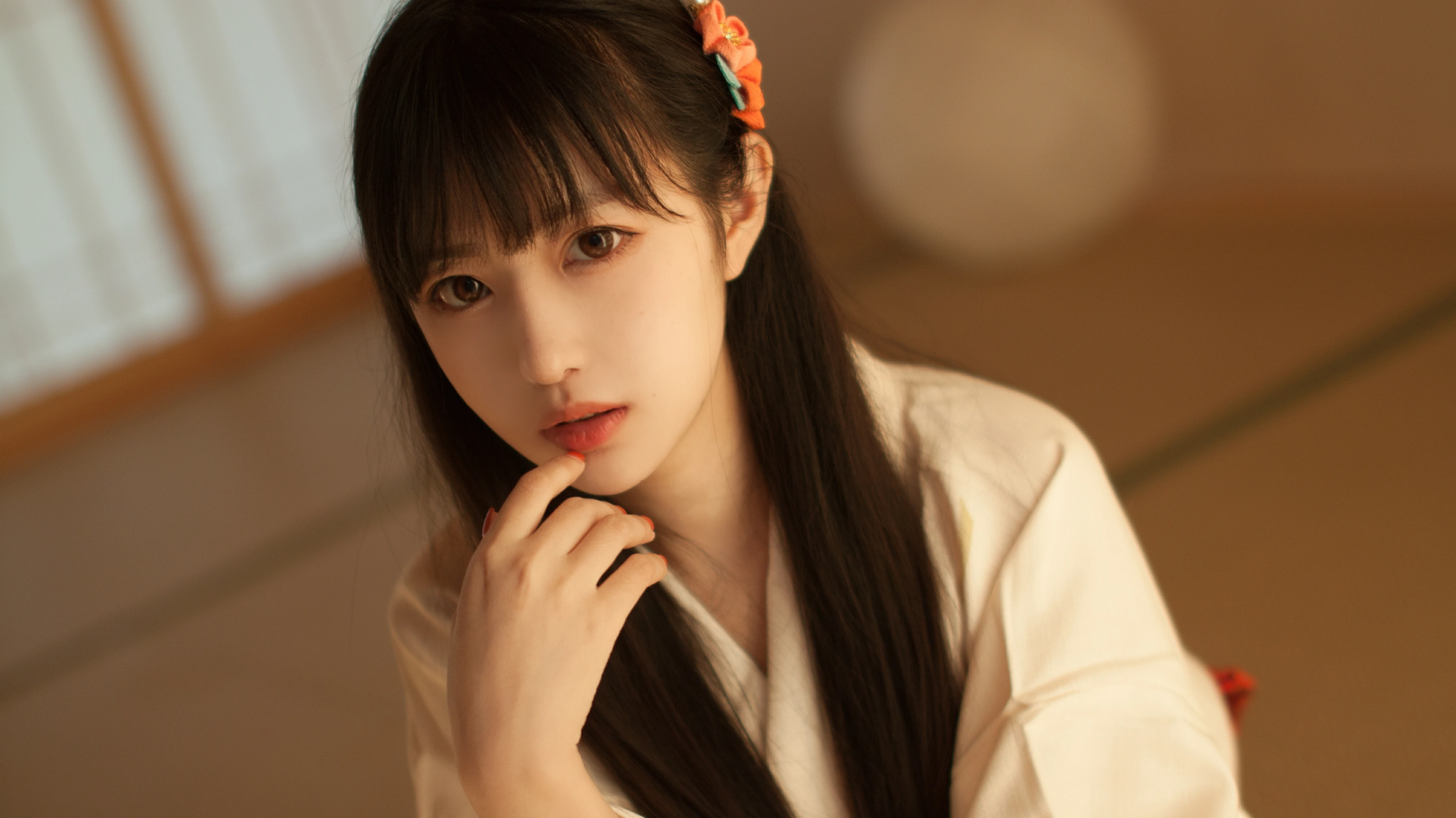 颜值爆表的 国内女生 脸部特写写真 4K超清画质 美女壁纸