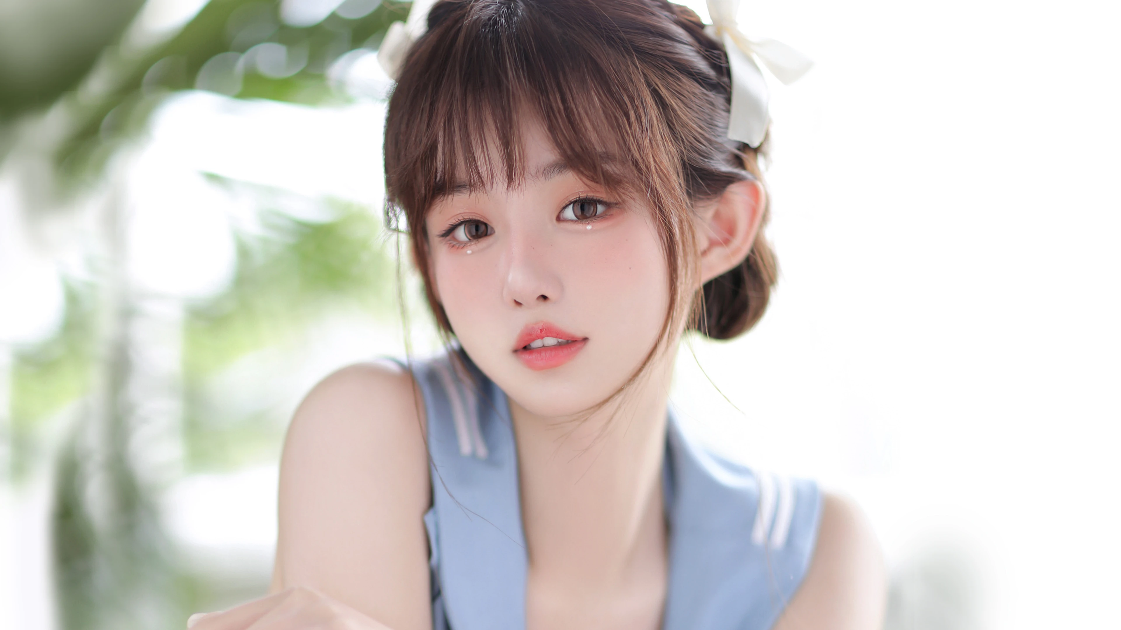 颜值爆表的 国内女生 脸部特写写真 4K超清画质 美女壁纸