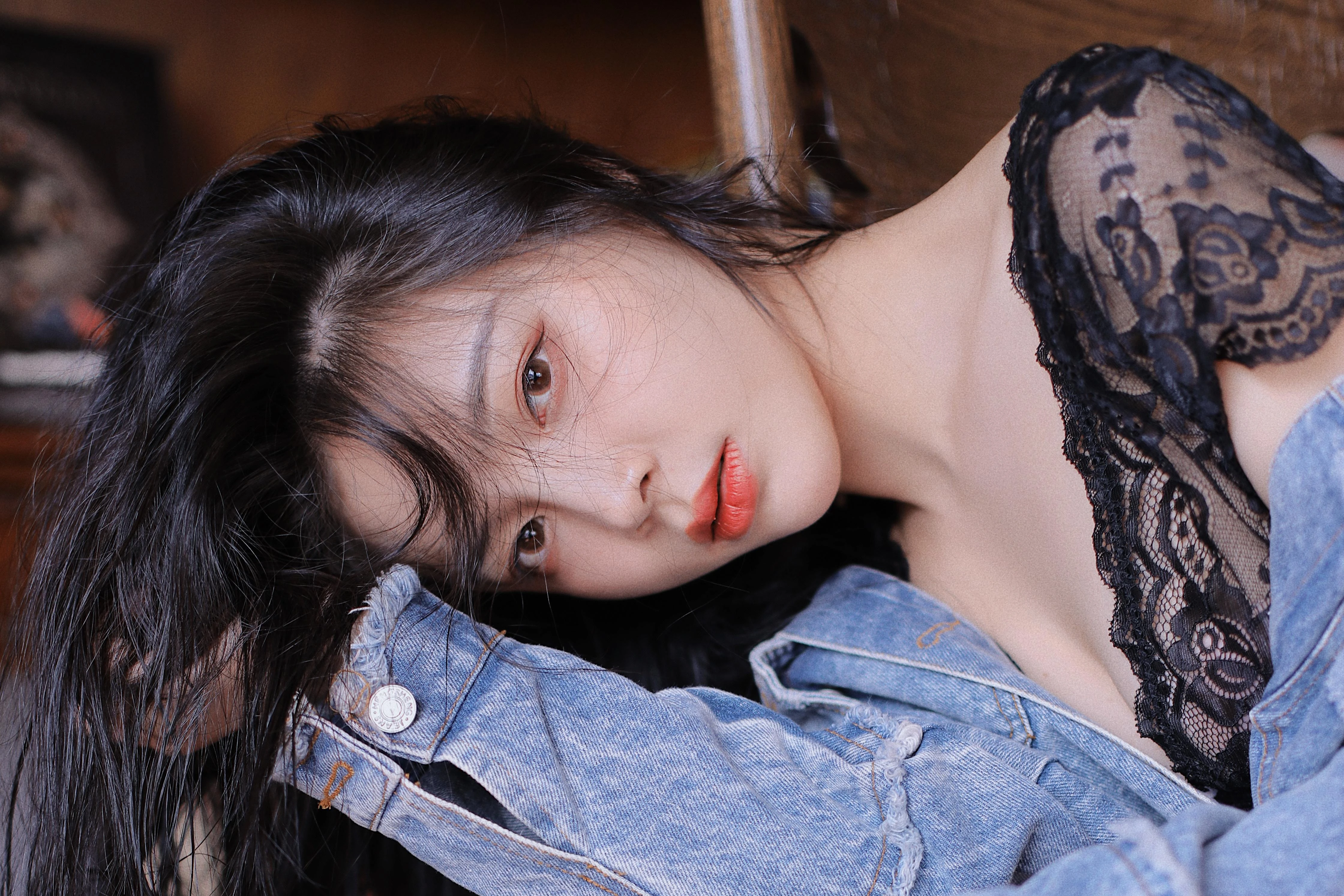 颜值爆表的 国内女生 脸部特写写真 4K超清画质 美女壁纸