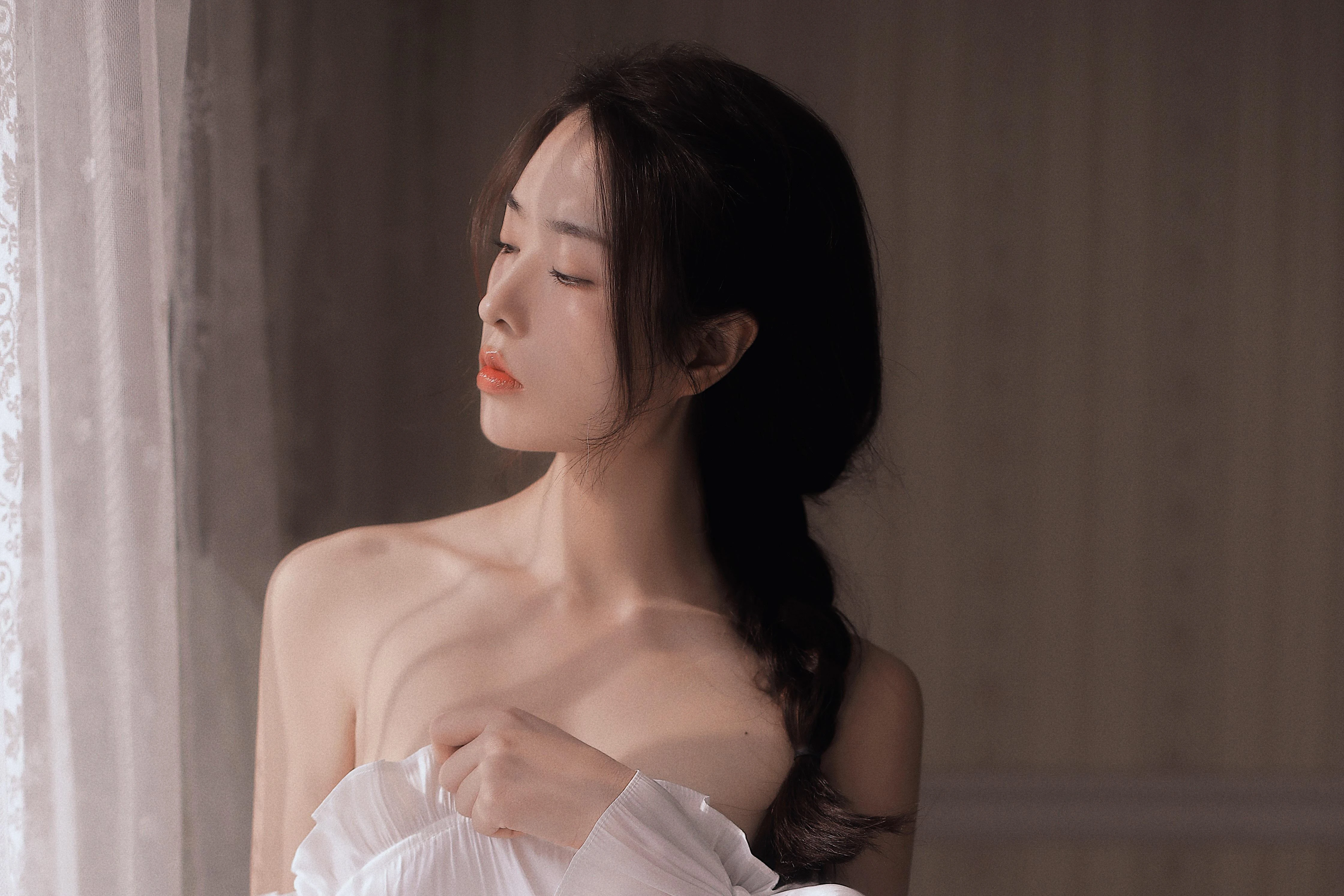 颜值爆表的 国内女生 脸部特写写真 4K超清画质 美女壁纸