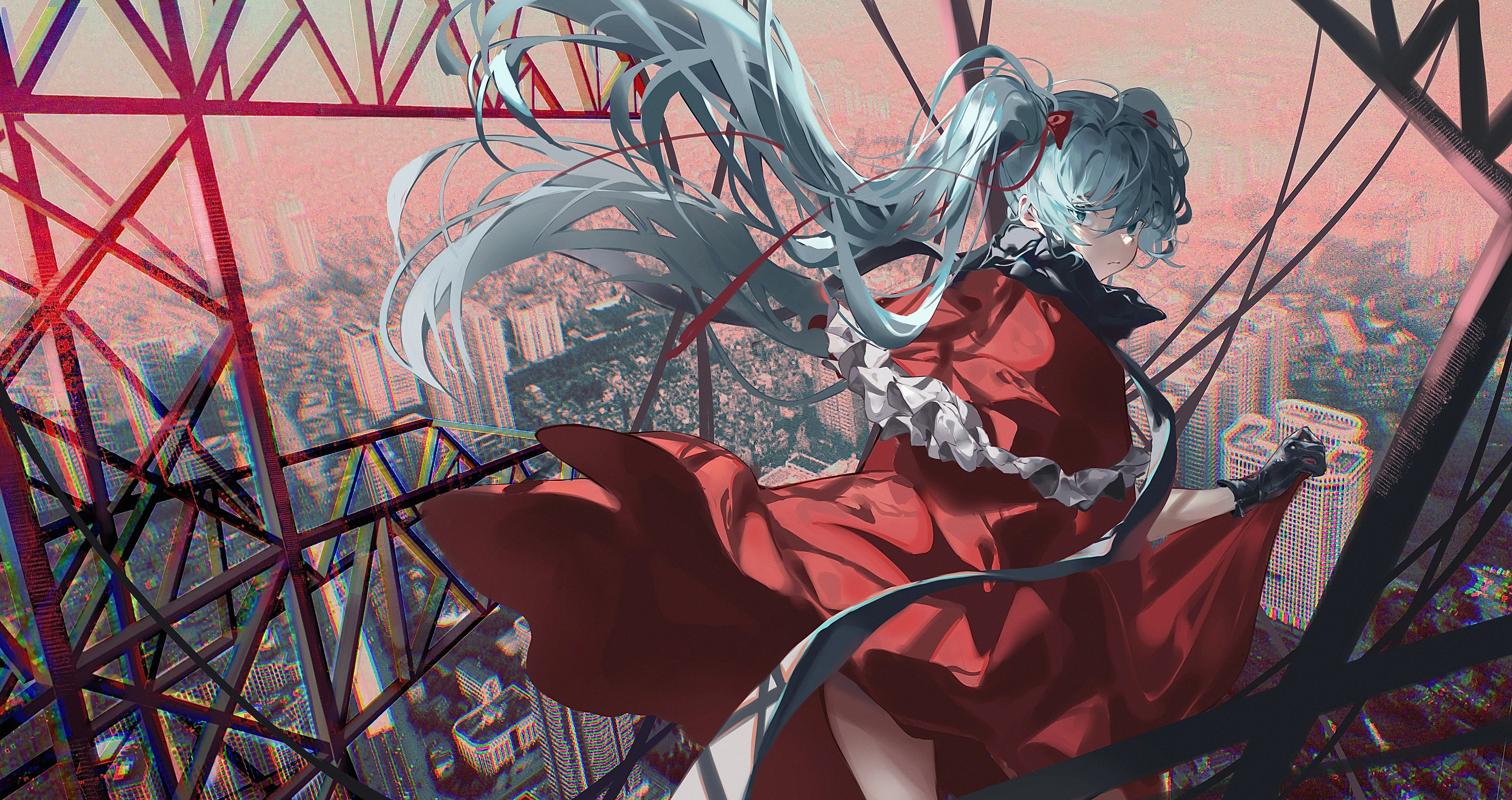 4k超清 初音未来游戏图片屏保锁屏壁纸 免费下载