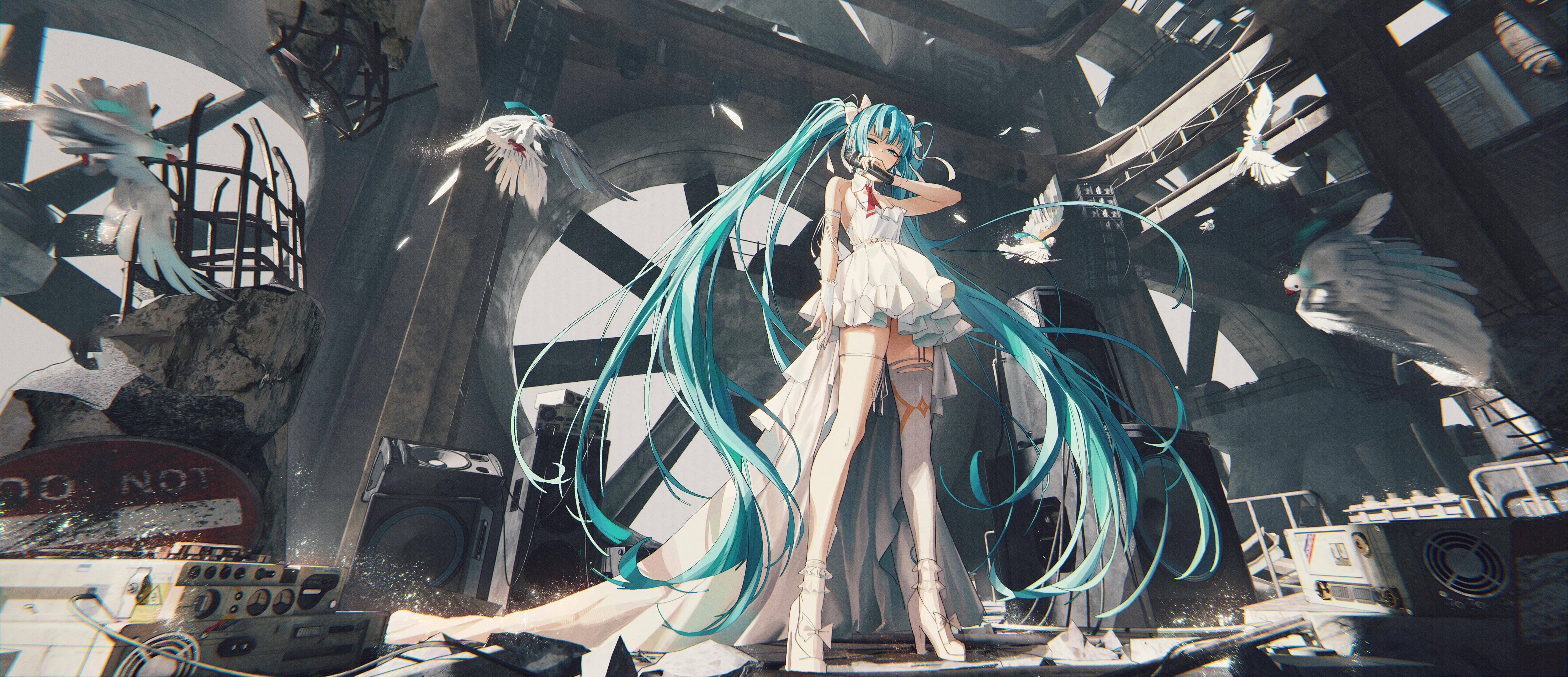 8k超高清 初音未来游戏原画 手机壁纸 免费下载