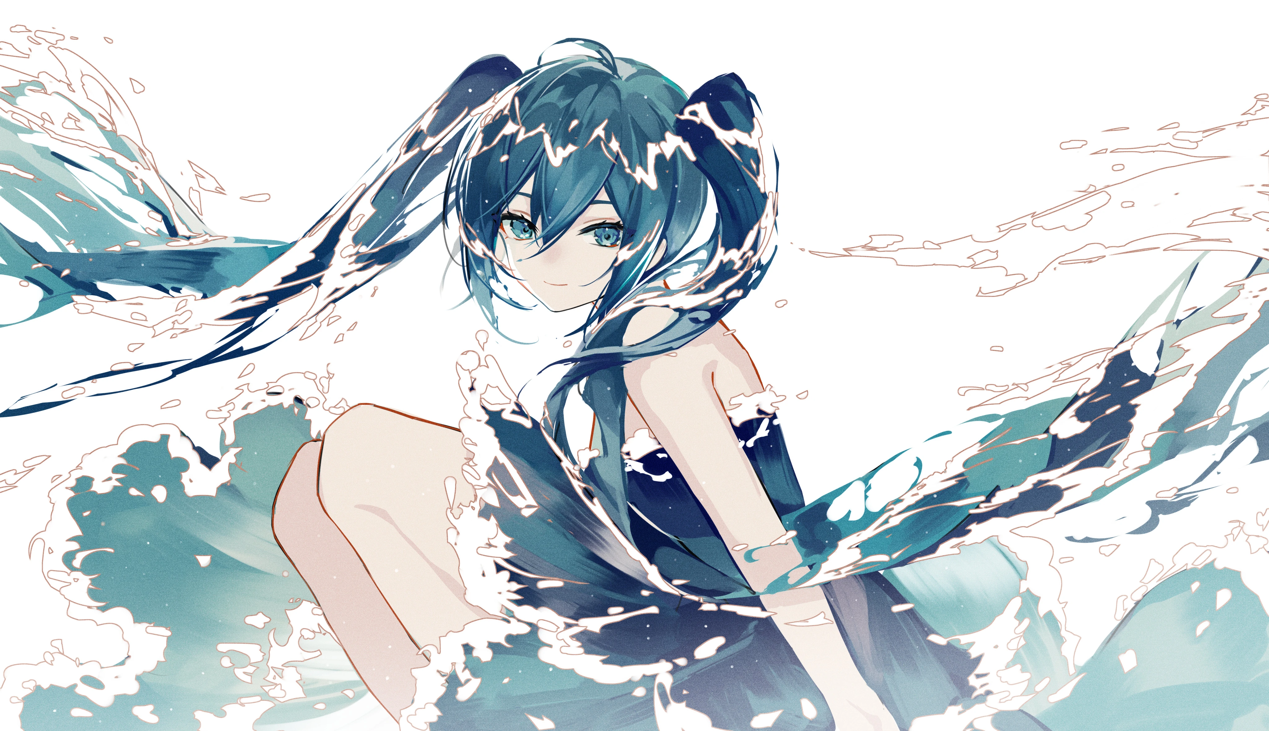 2k高清 初音未来桌面壁纸 笔记本桌面 免费下载