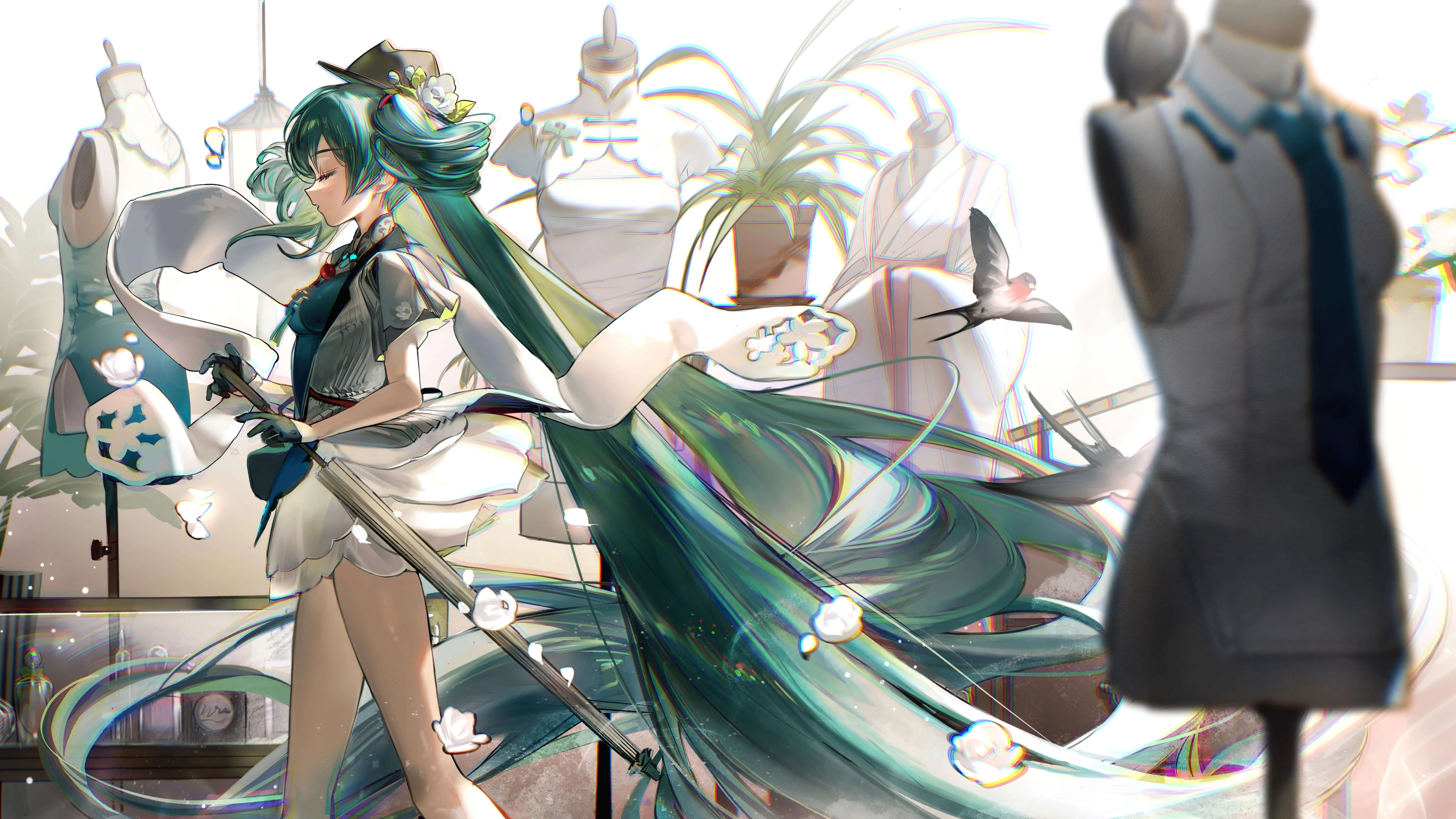 2k高清 初音未来桌面壁纸 手机锁屏