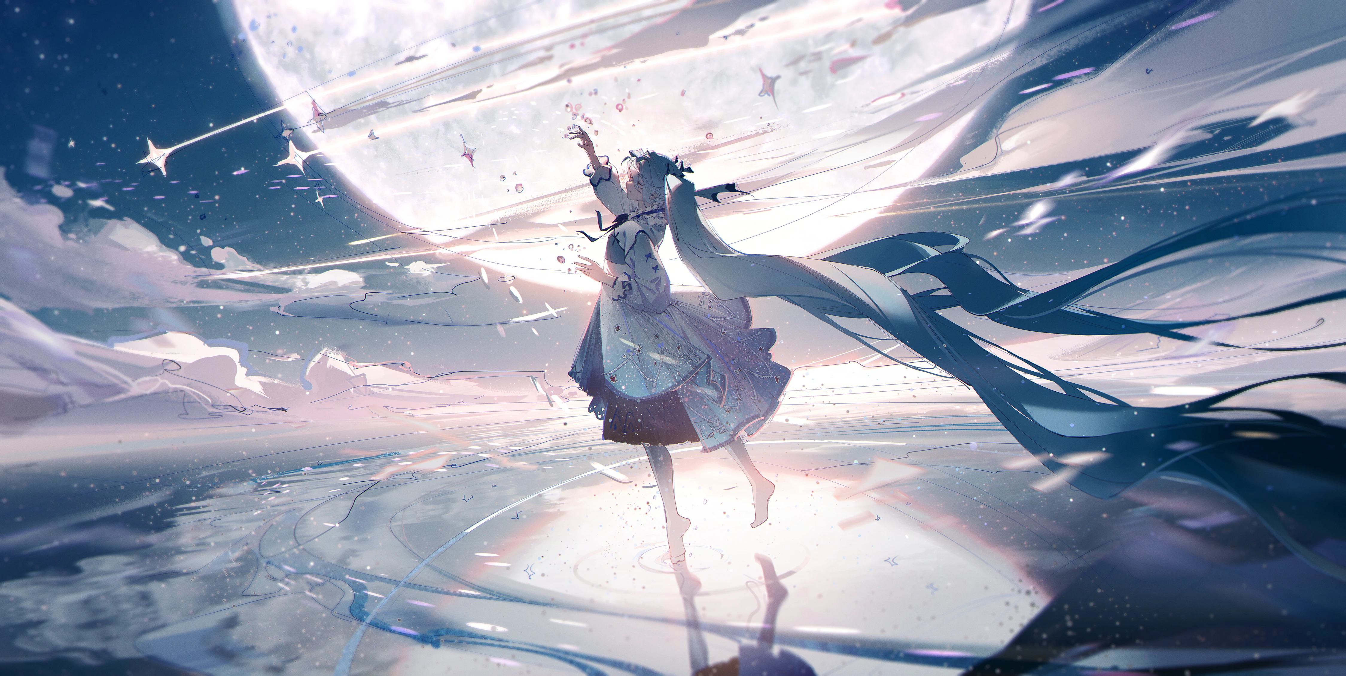 无损 初音未来虚拟歌手壁纸 iPad壁纸