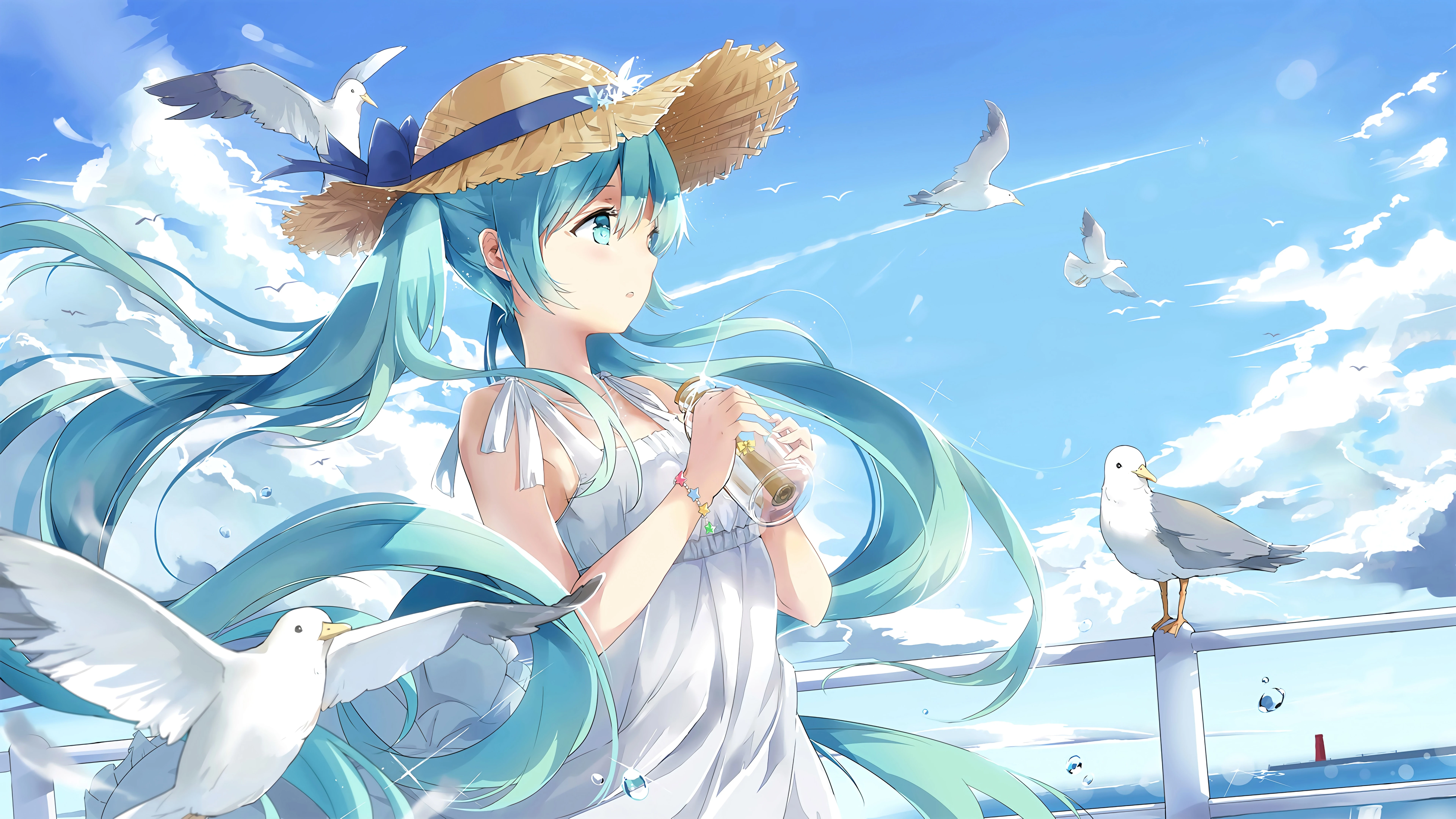 2k高清 初音未来动漫壁纸 笔记本桌面 免费下载