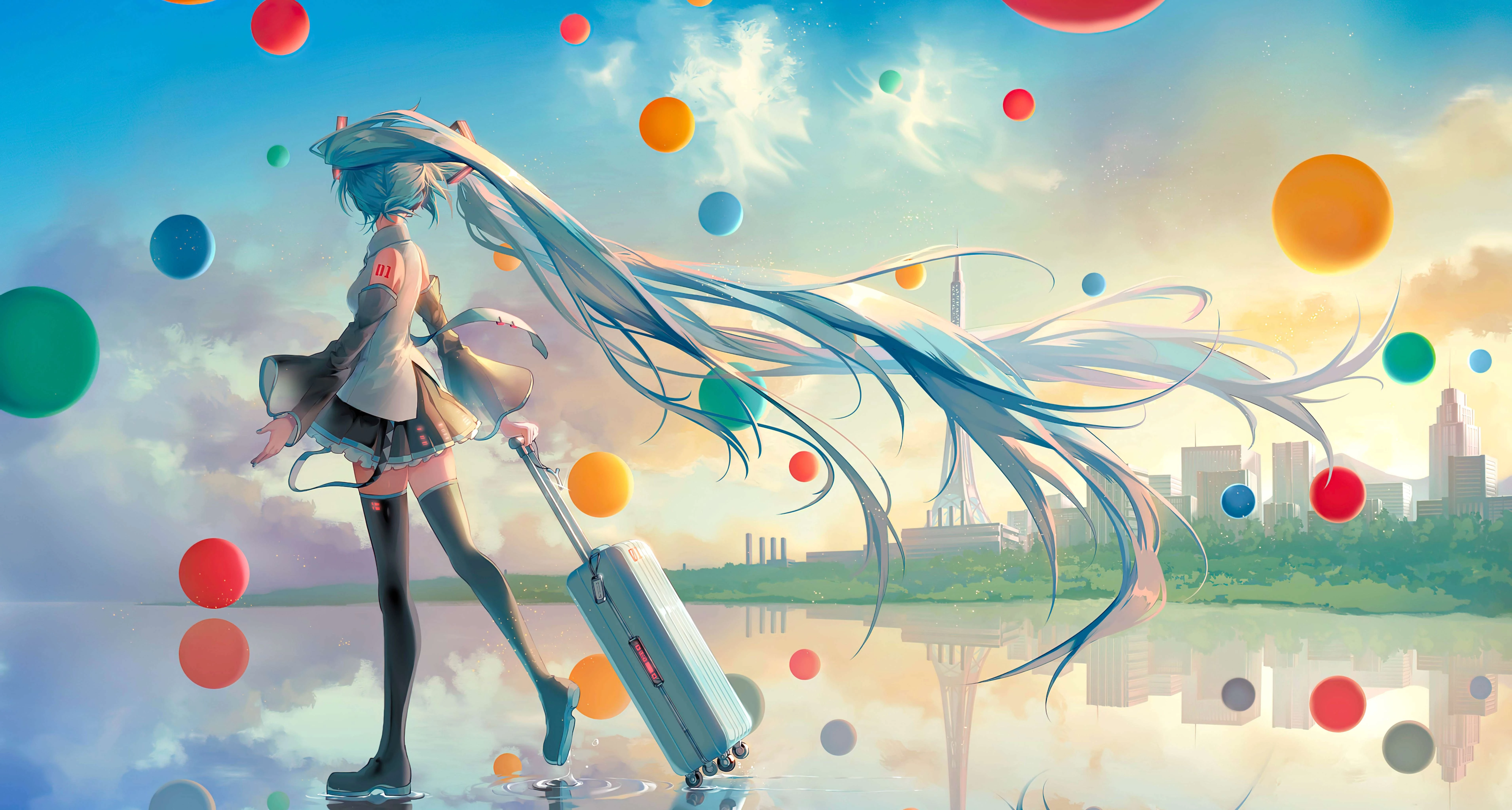 高清 初音未来动漫壁纸 平板壁纸 免费下载