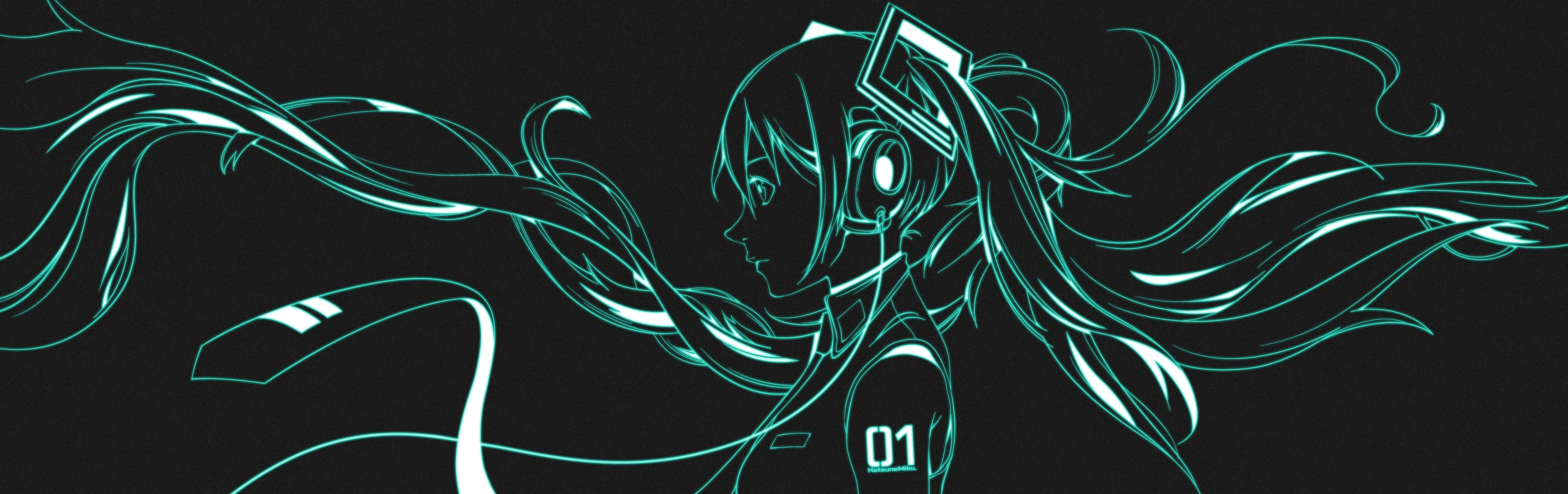 4k超清 初音未来虚拟歌手壁纸 笔记本桌面 免费下载