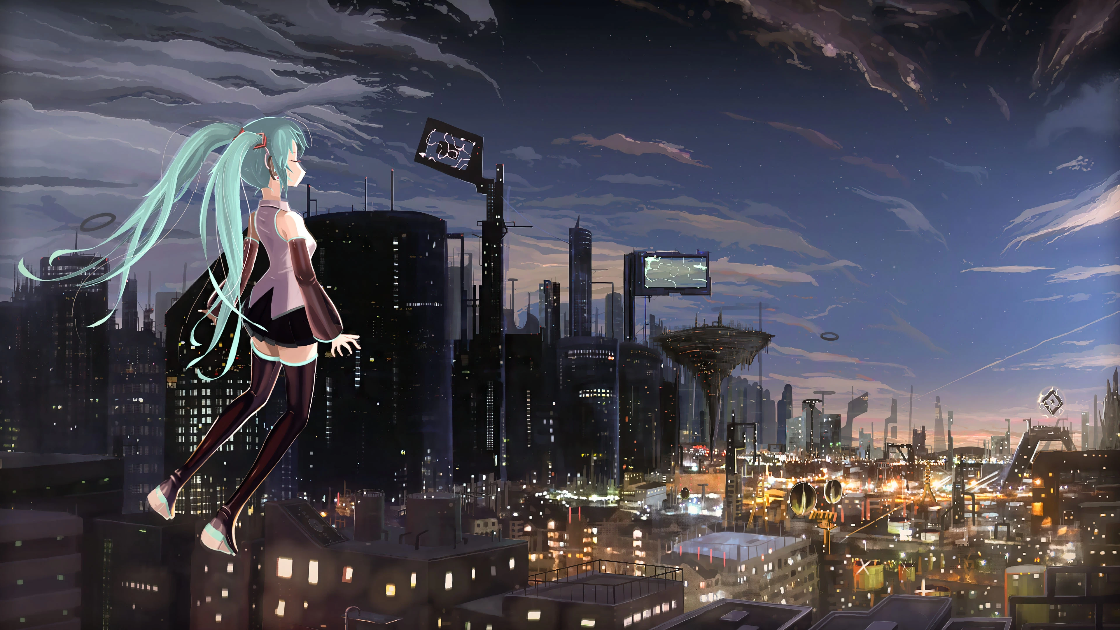 无损 初音未来游戏图片 屏保锁屏