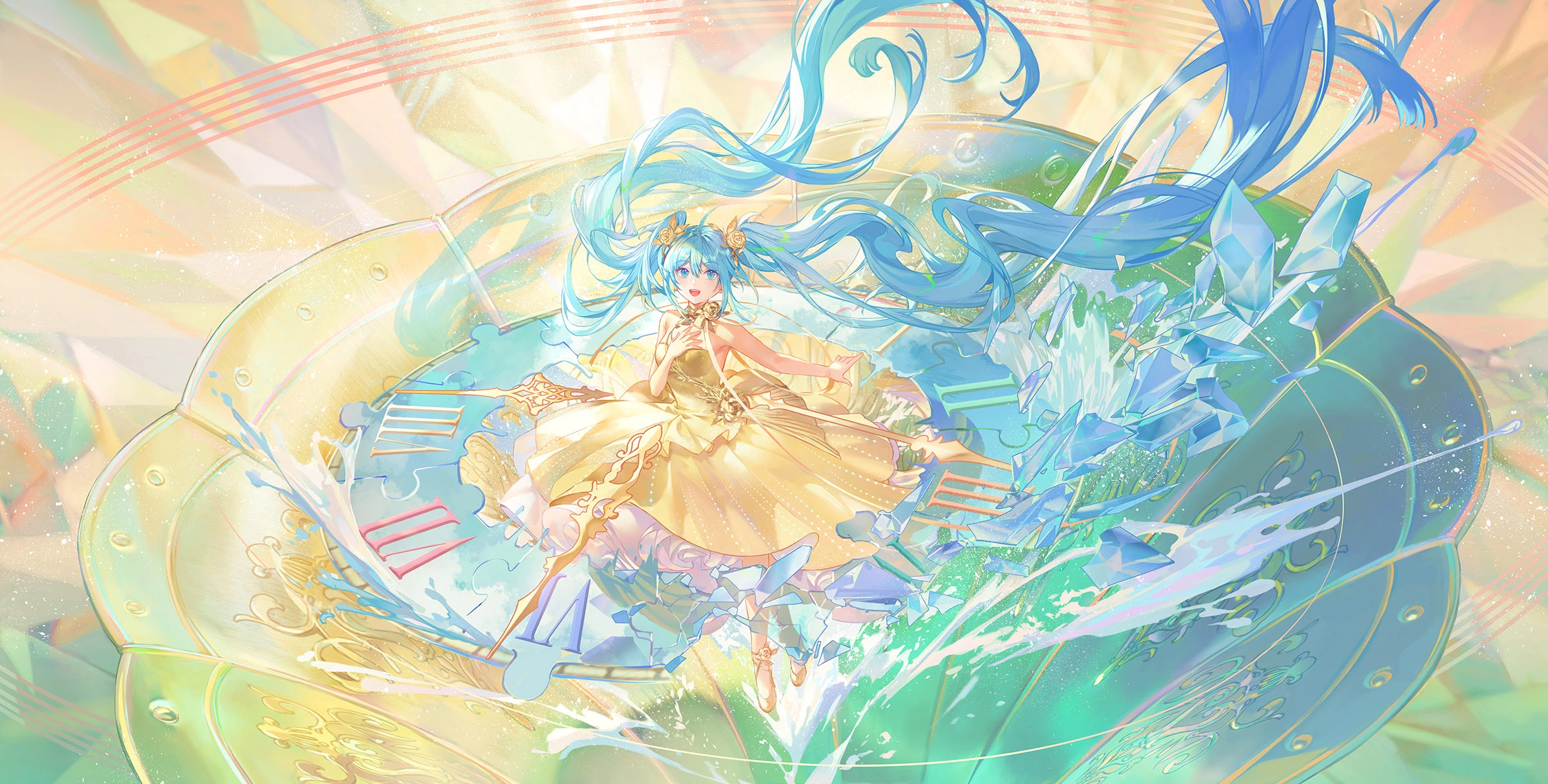 2k高清 初音未来角色壁纸 笔记本桌面 免费下载