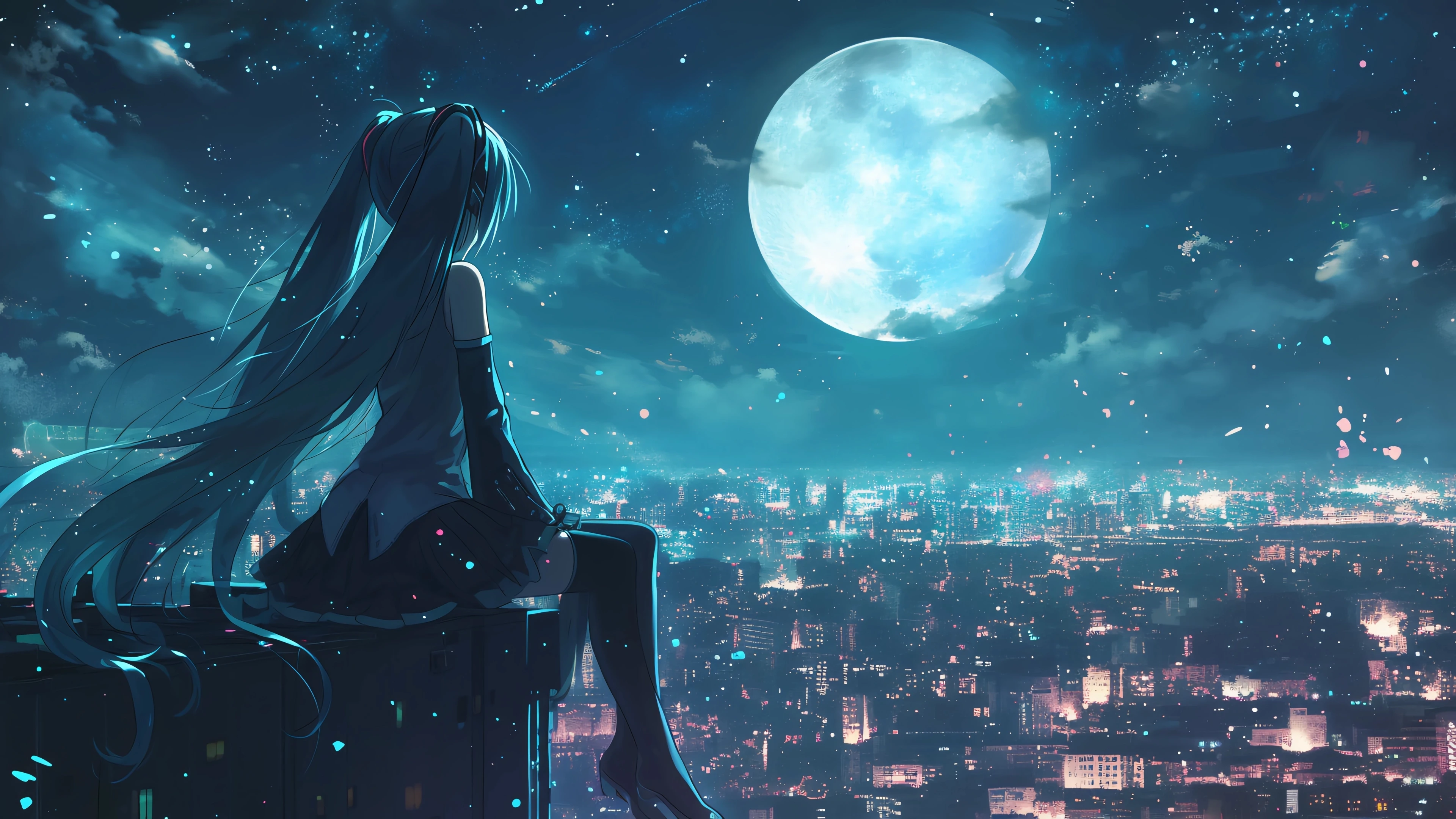 4k超清 初音未来角色壁纸 笔记本桌面 免费下载