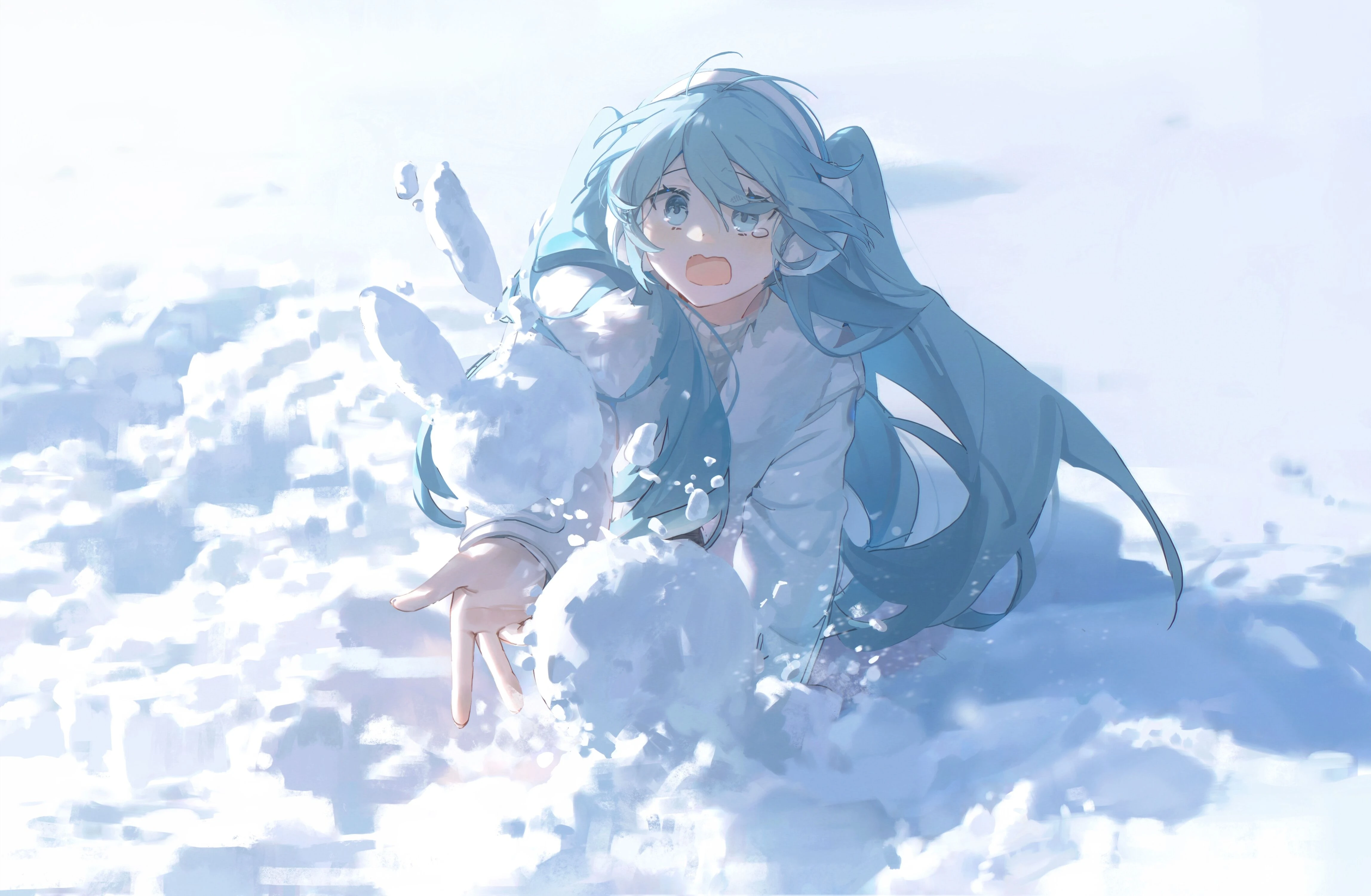 8k超高清 初音未来虚拟歌手壁纸 笔记本桌面 免费下载