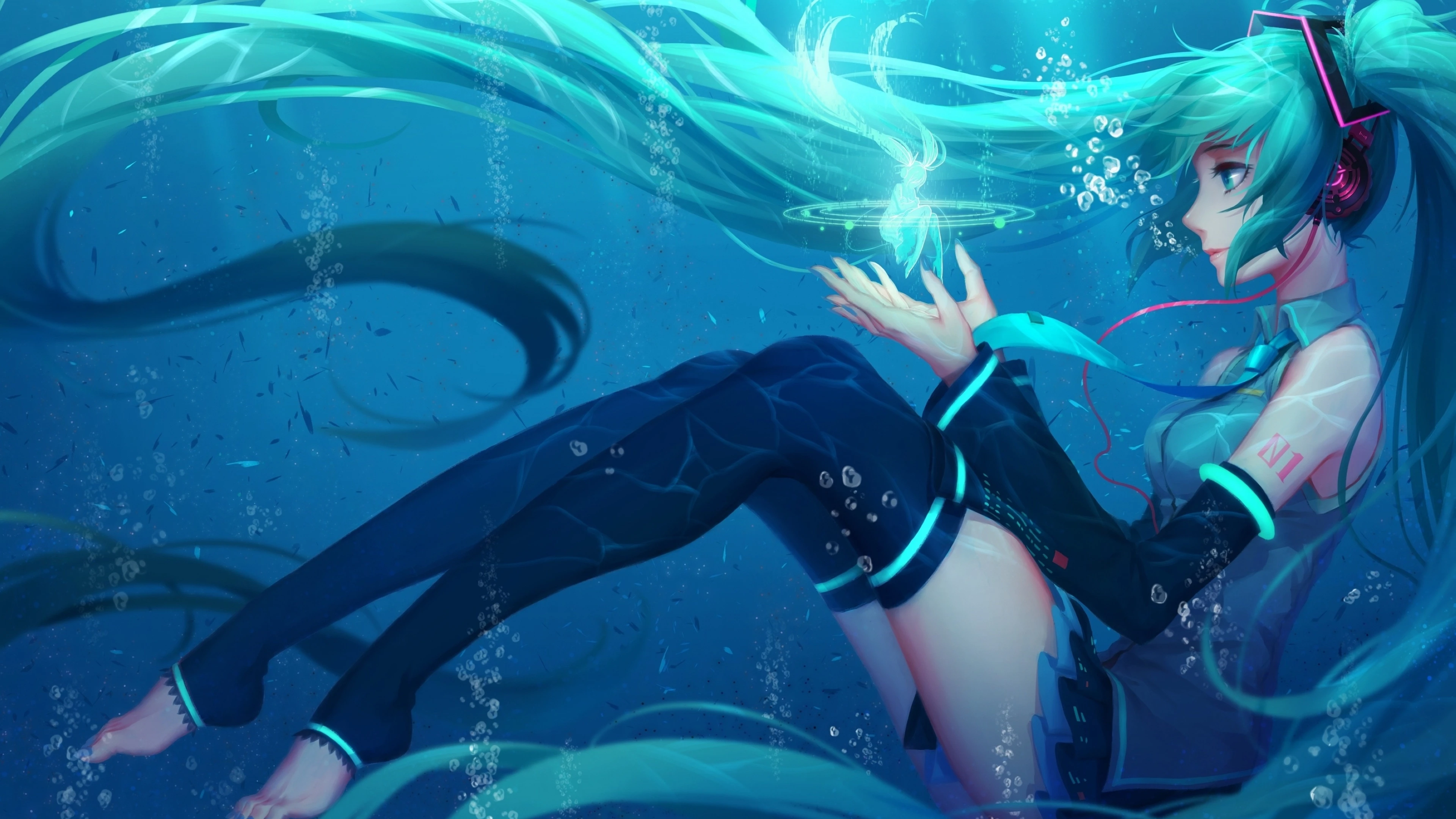 高清 初音未来虚拟歌手壁纸 平板壁纸 免费下载