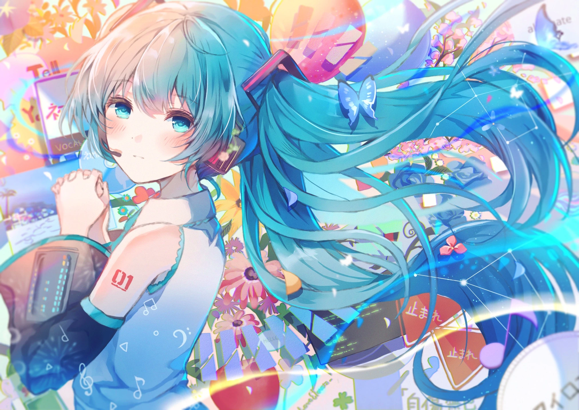 8k超高清 初音未来角色壁纸 iPad壁纸 免费下载