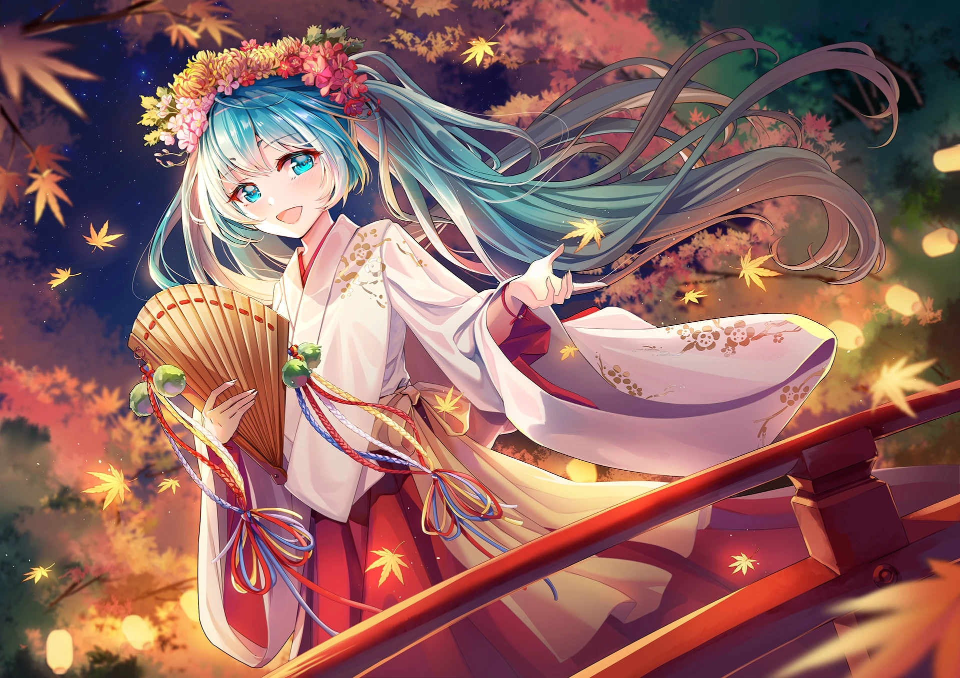 高清 初音未来游戏原画 手机锁屏