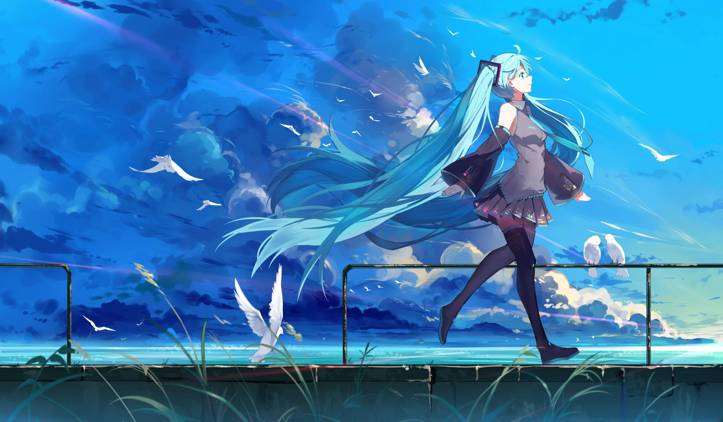 4k超清 初音未来桌面壁纸 笔记本桌面 免费下载