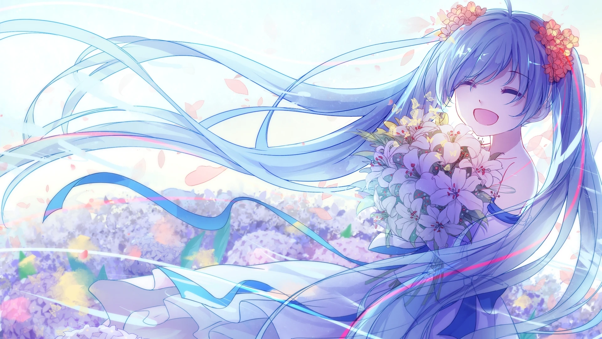 无损 初音未来桌面壁纸 平板壁纸 免费下载