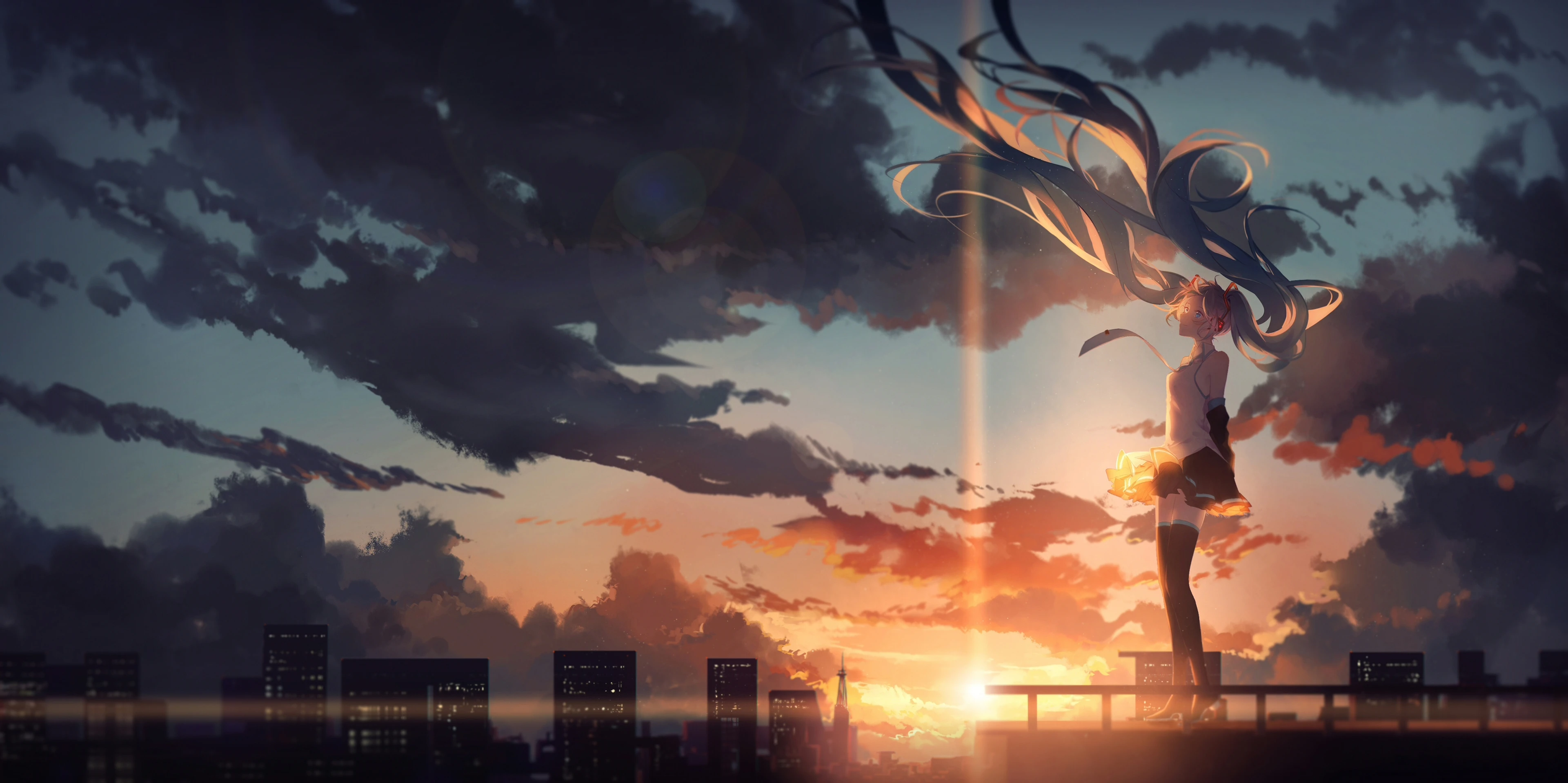 高清 初音未来动漫壁纸 手机锁屏