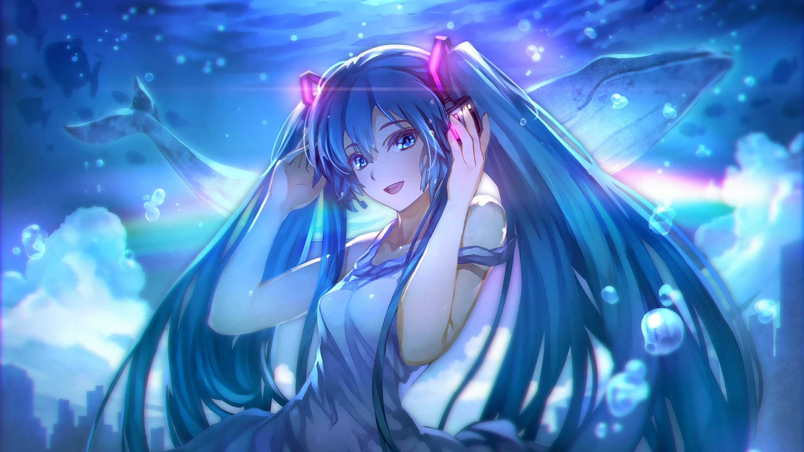 8k超高清 初音未来游戏原画 平板壁纸 免费下载