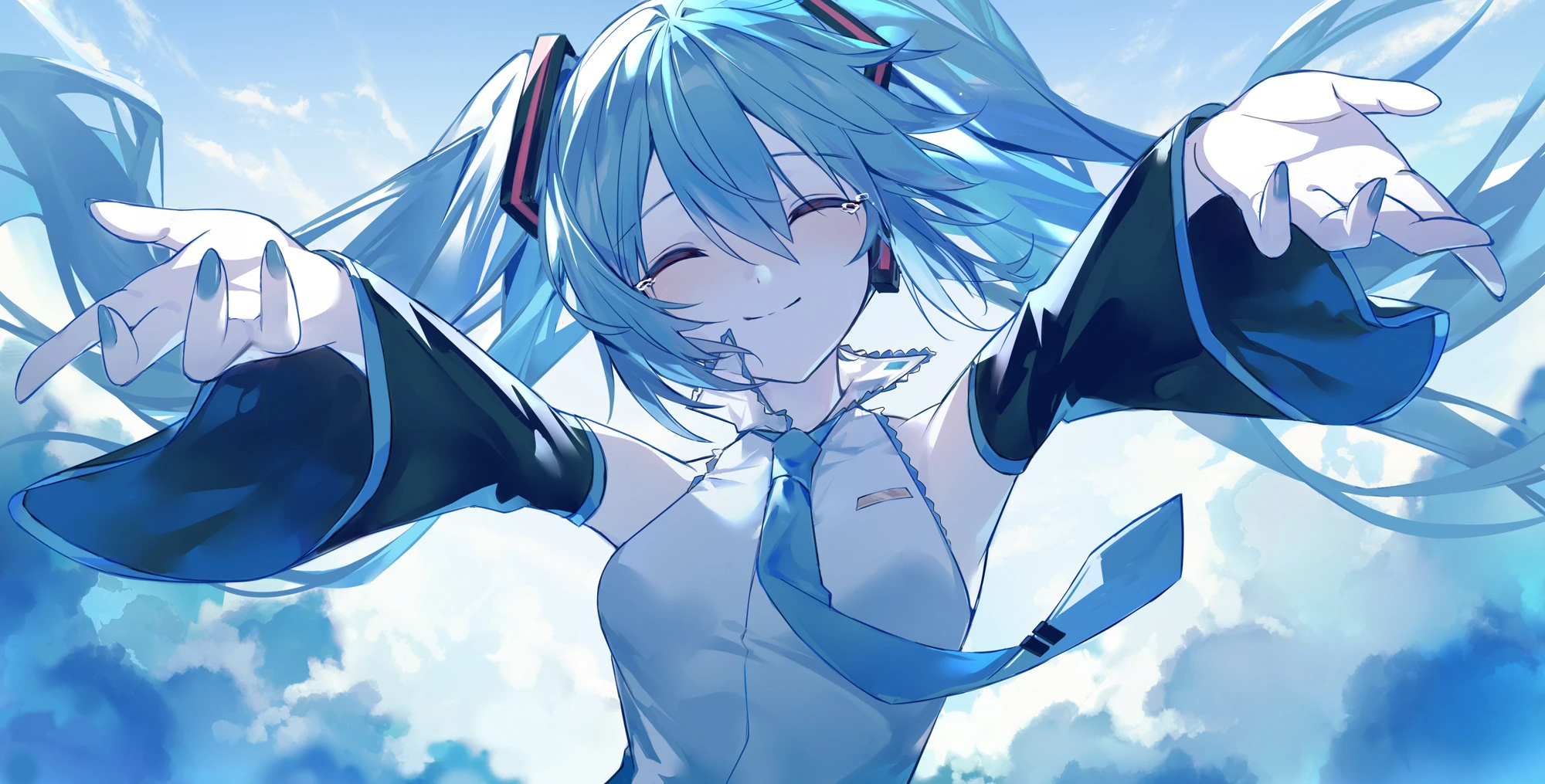 8k超高清 初音未来游戏图片 笔记本桌面