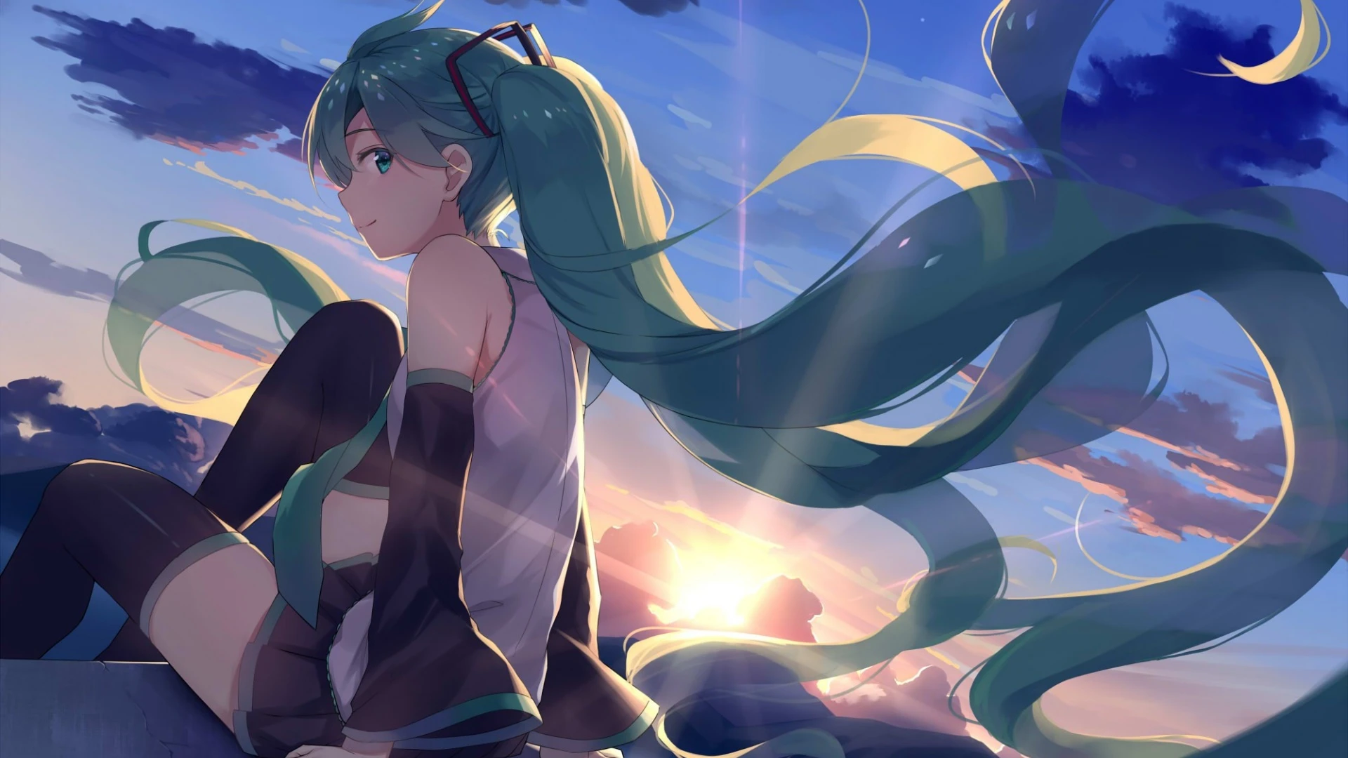 高清 初音未来桌面壁纸 笔记本桌面
