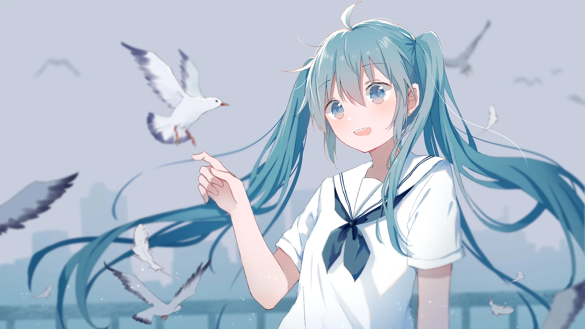 2k高清 初音未来虚拟歌手壁纸 屏保锁屏 免费下载