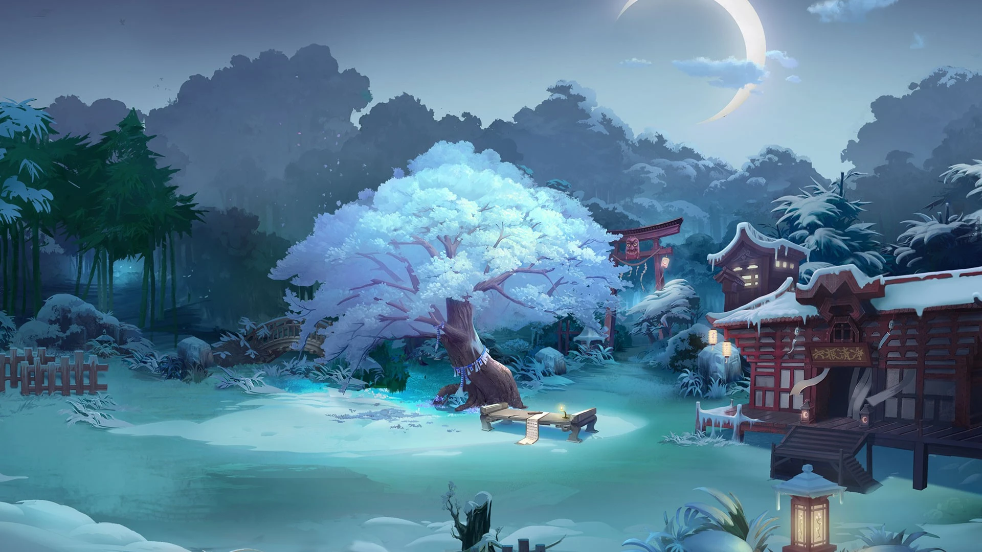 无损 阴阳师场景壁纸 iPad壁纸 免费下载