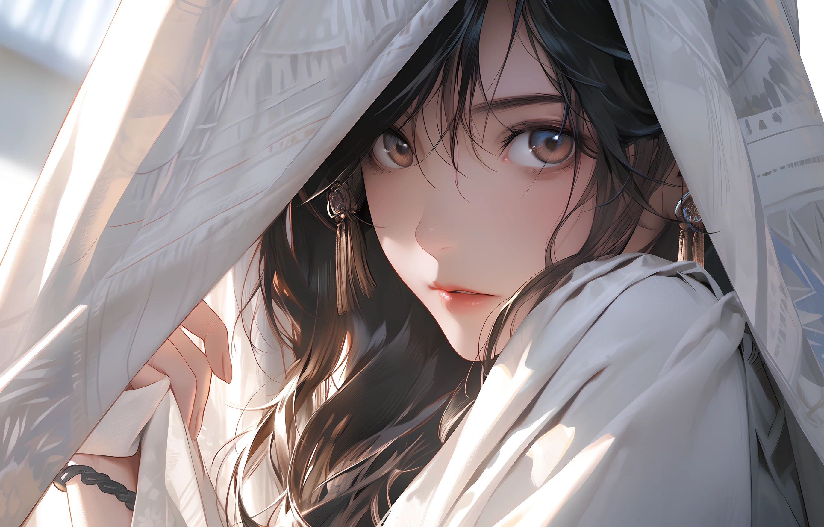 4K高清游戏原画异域少女风格视觉氛围