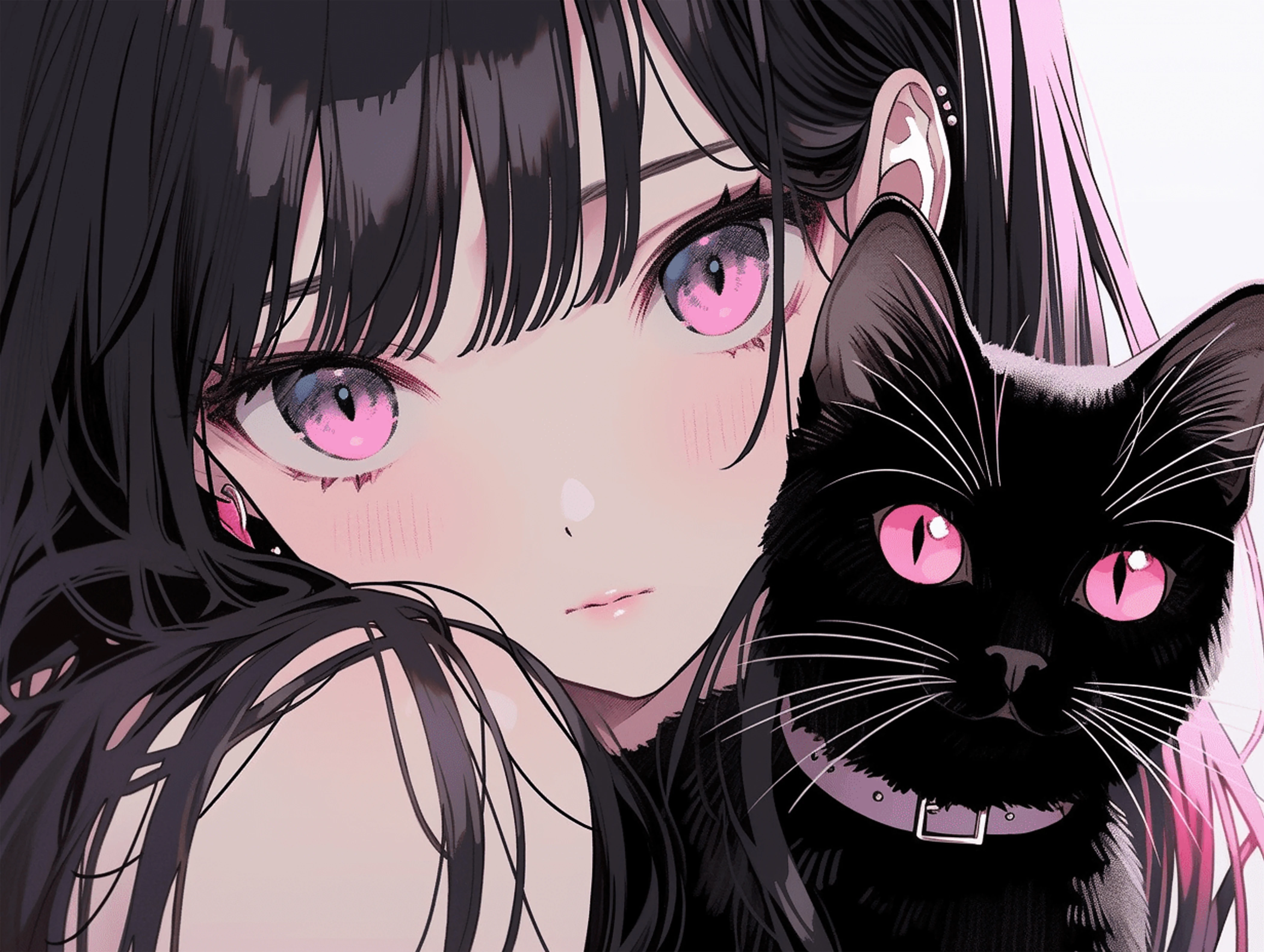 4K高清游戏原画异域少女纹理精致视觉感