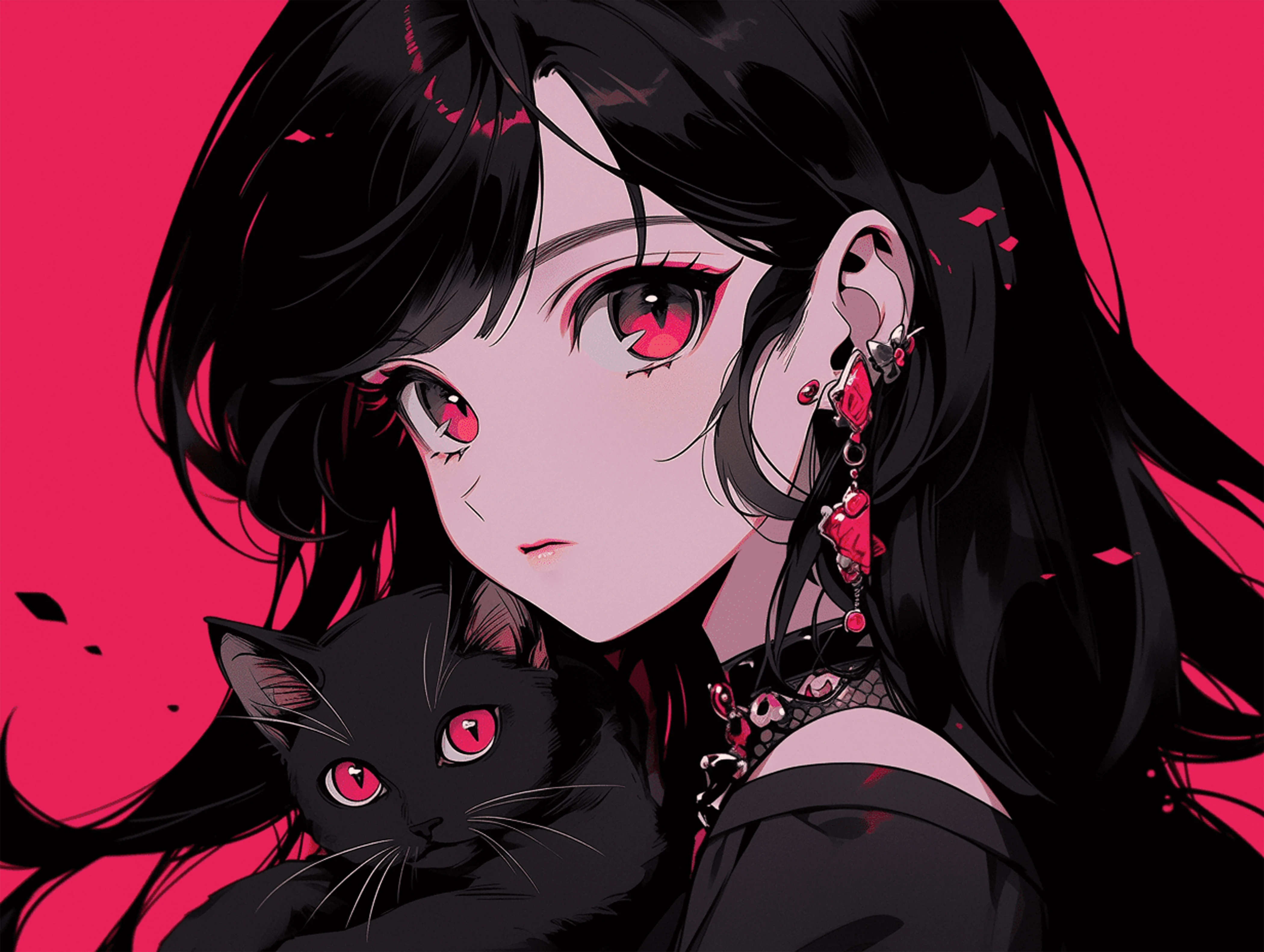 4K高清游戏原画异域少女高清视觉体验
