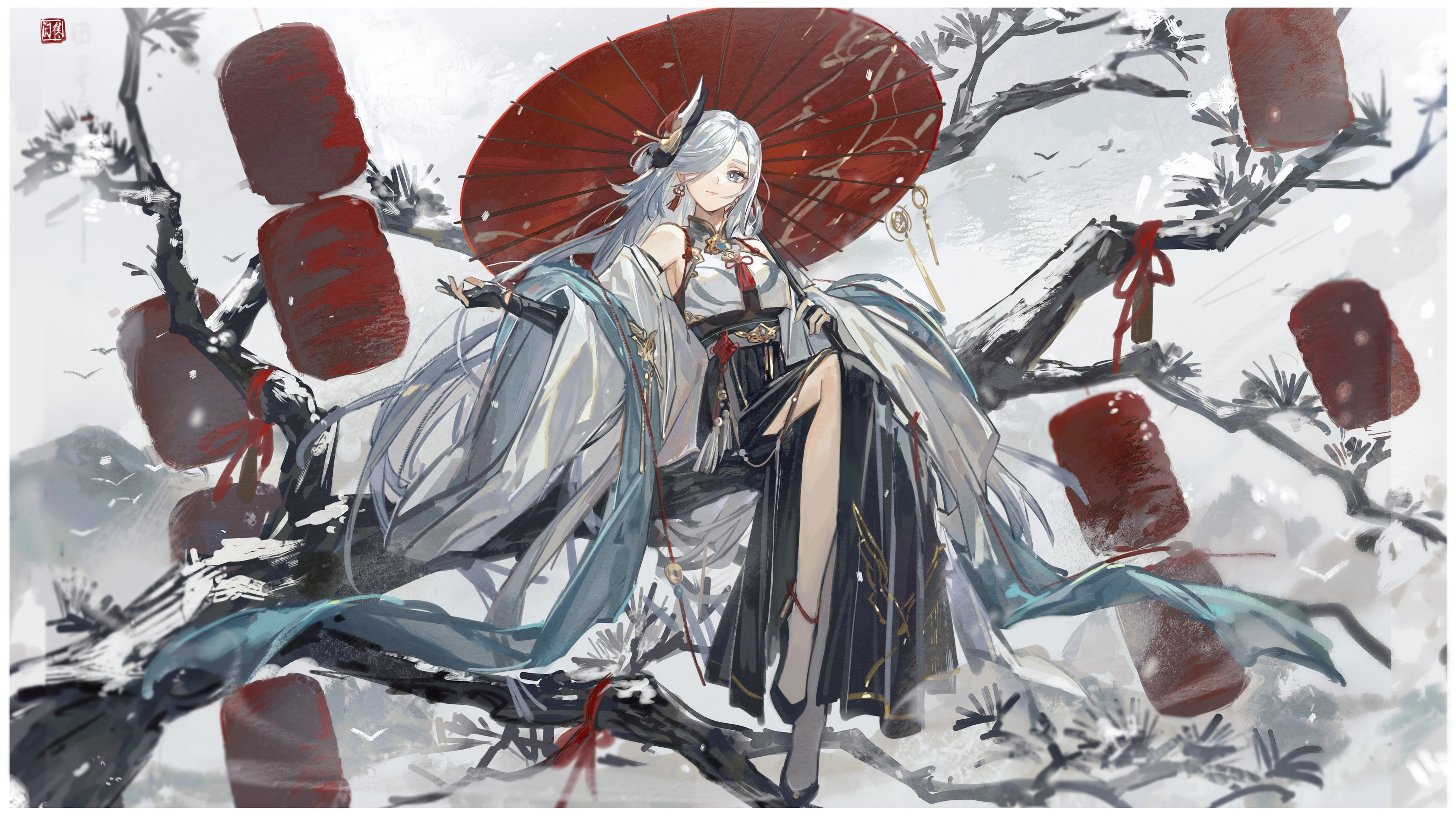 4K高清游戏原画原神创意视觉设计