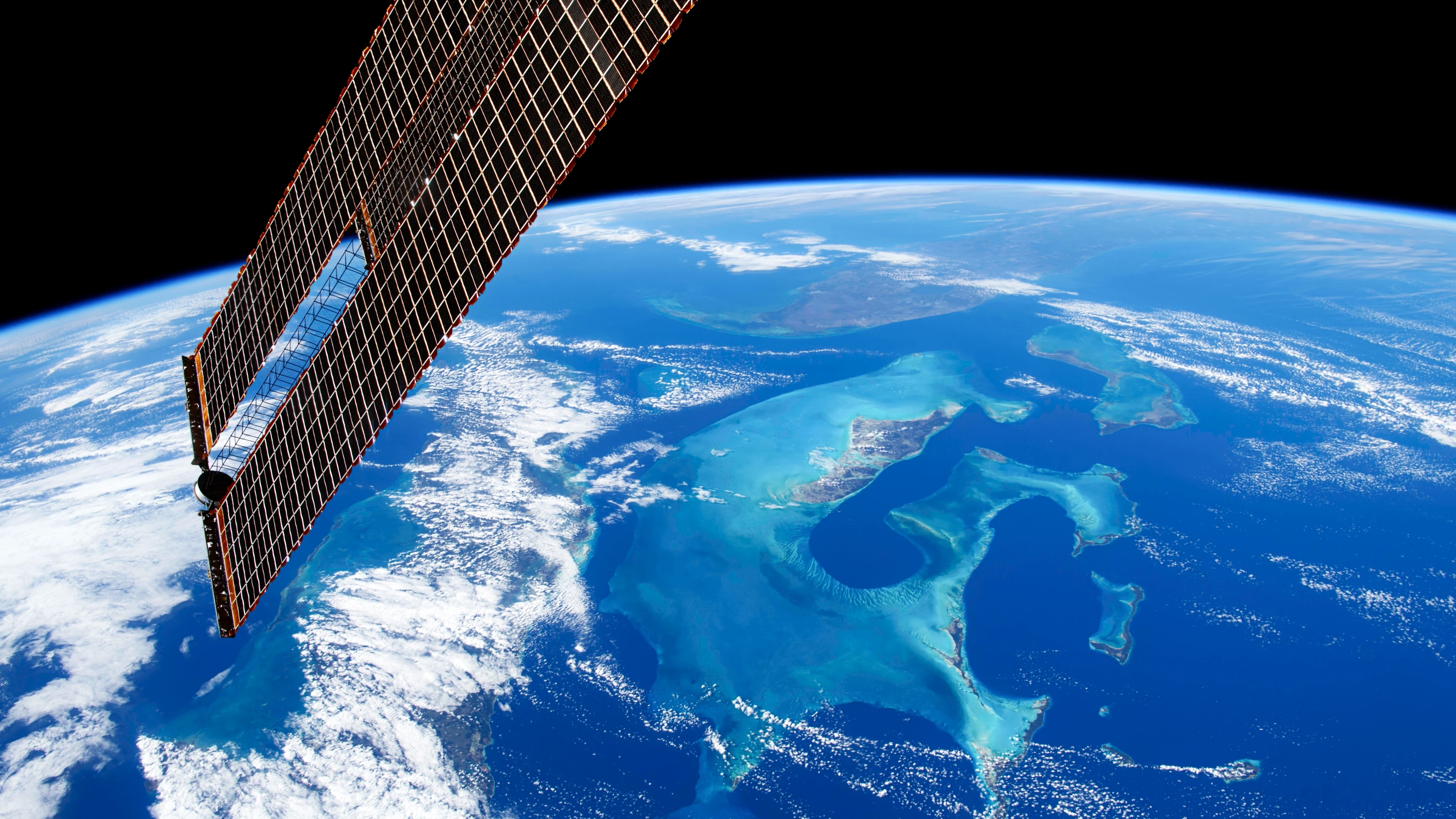 无损画质 视觉震撼的 宇宙科幻地球 科幻背景 锁屏壁纸