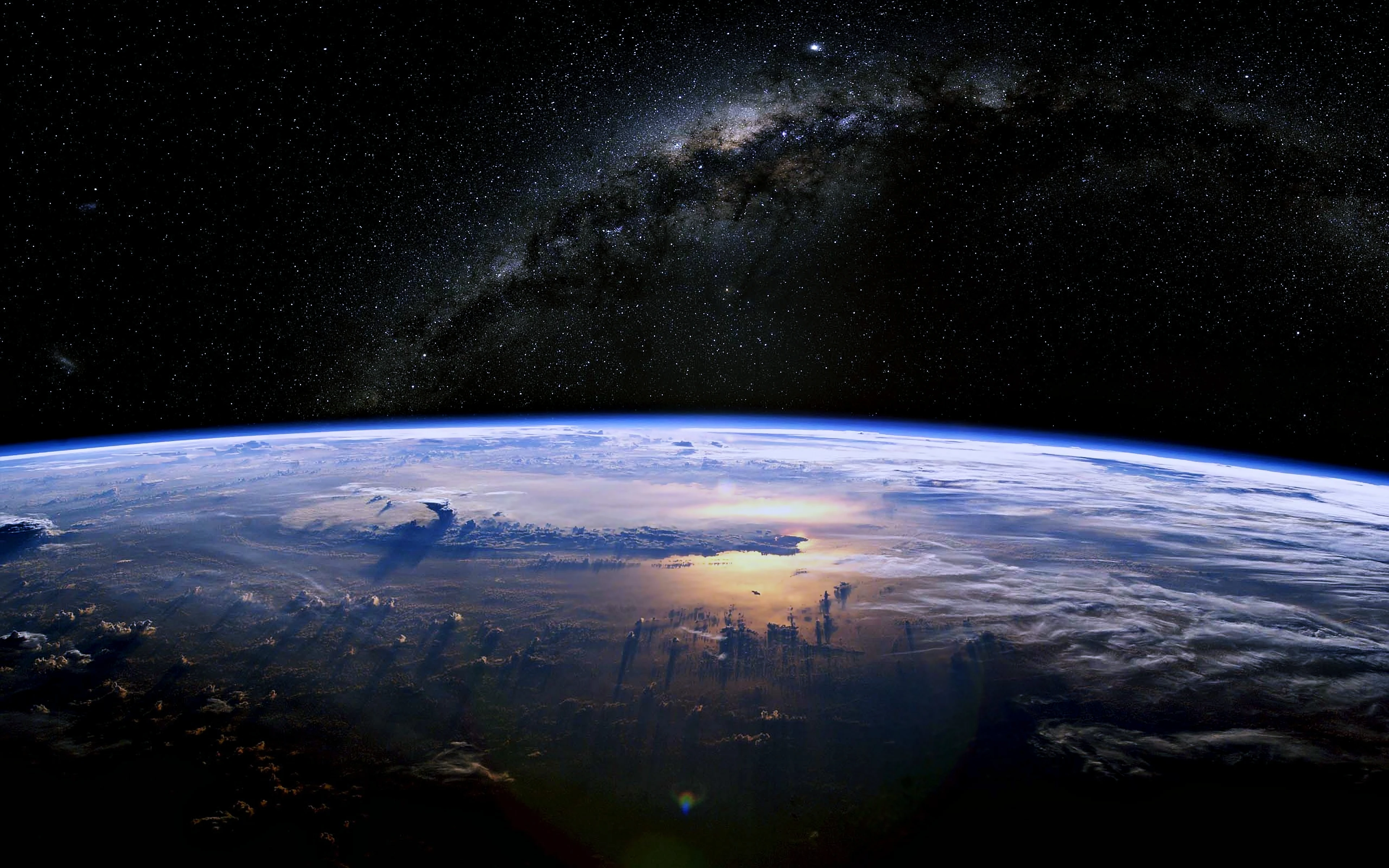 2K壁纸 科幻感十足的 宇宙科幻地球 科幻壁纸 车载壁纸