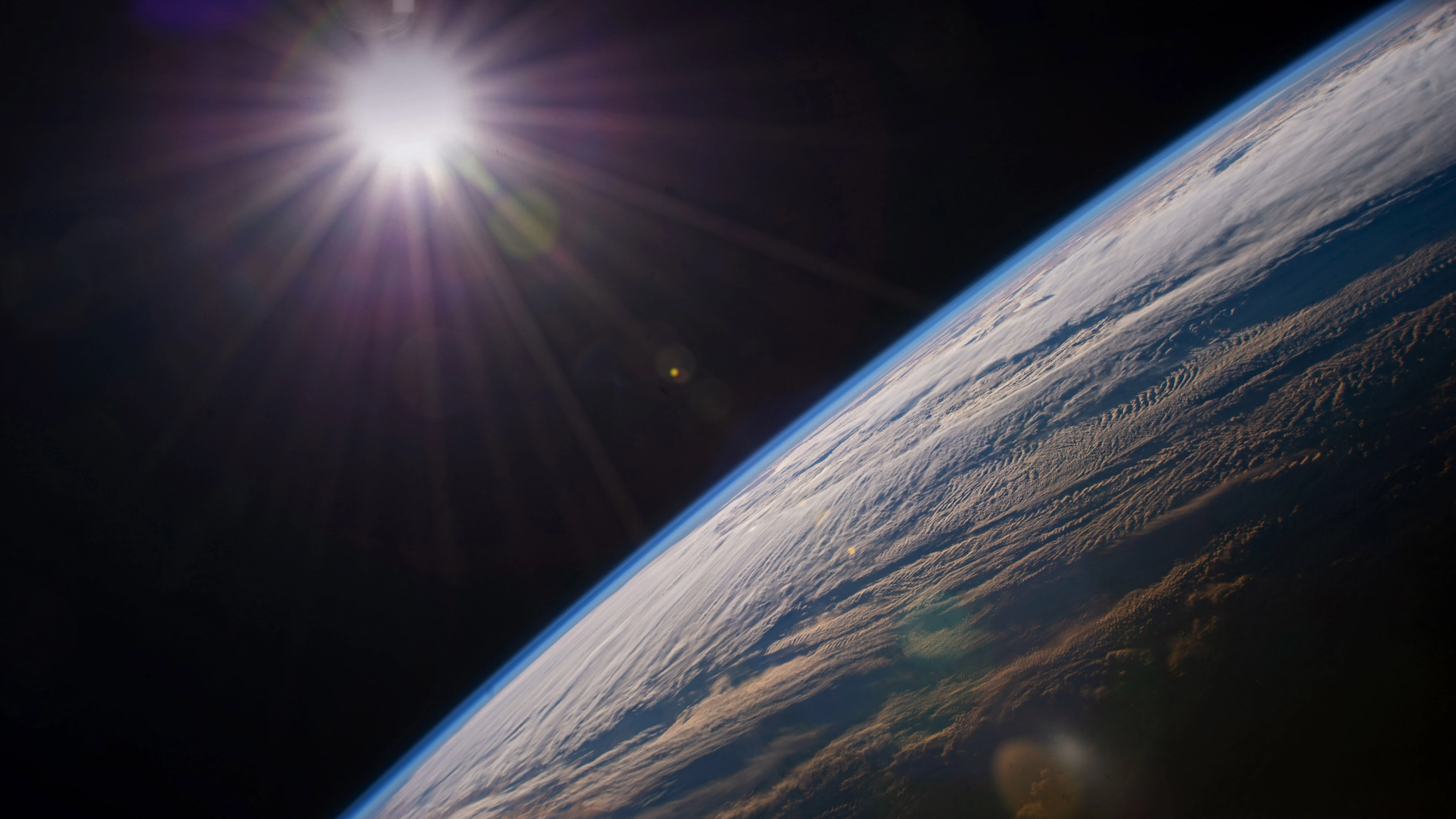 2K壁纸 未来感的 宇宙科幻地球 宇宙图片 锁屏壁纸