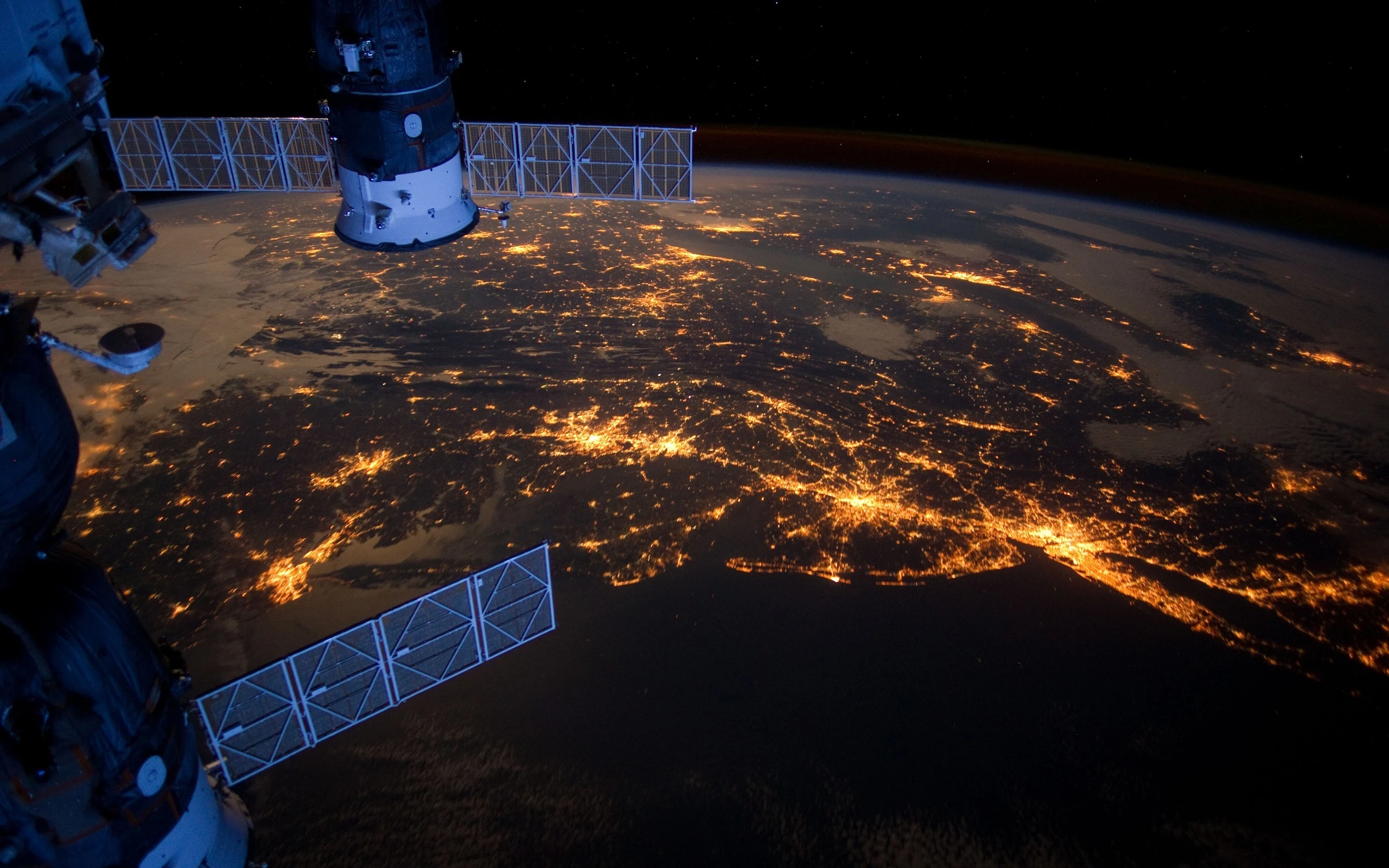 8K超高清 星空璀璨的 宇宙科幻地球 宇宙图片 锁屏壁纸