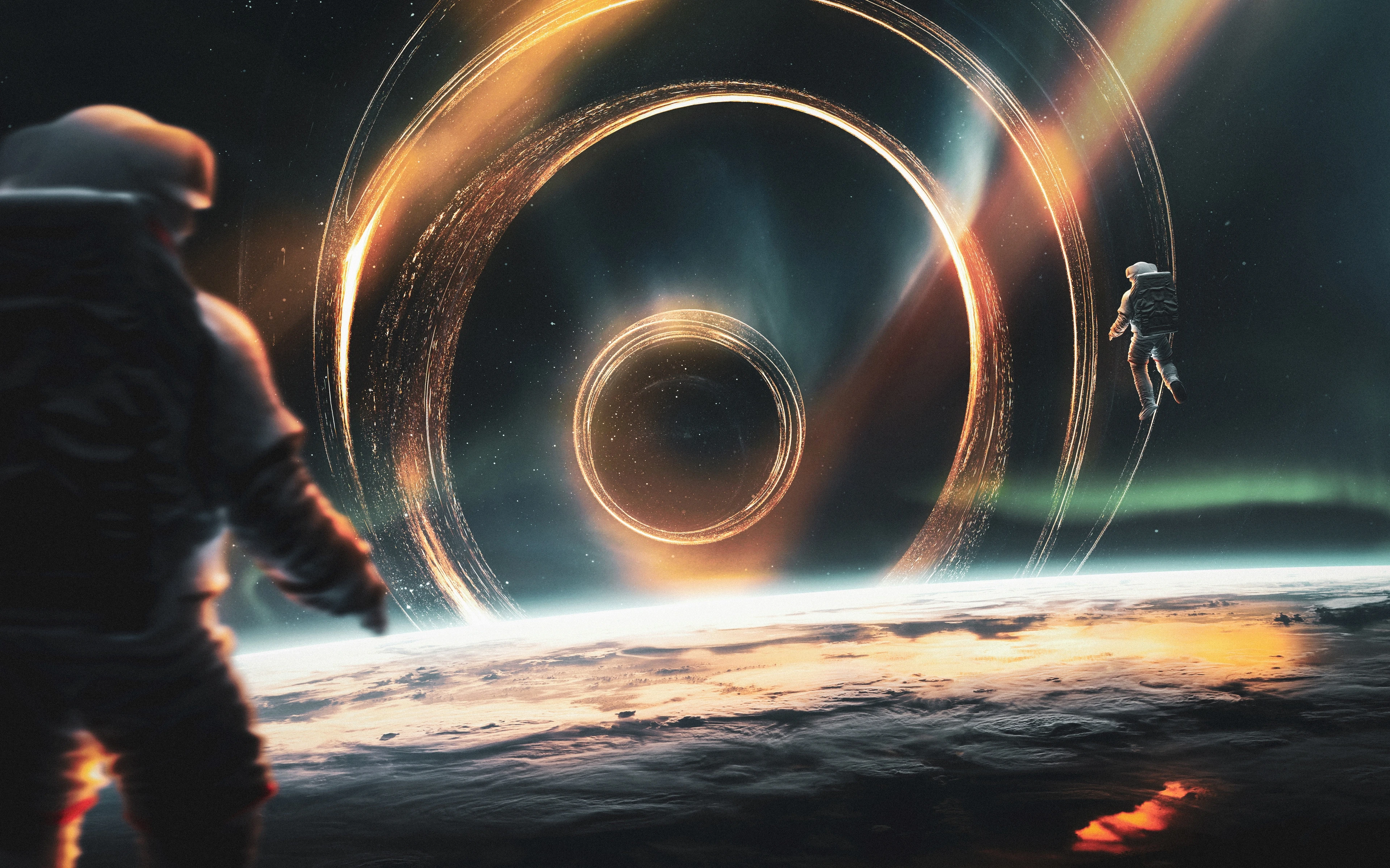 2K壁纸 科幻感十足的 宇宙科幻外太空 科幻背景 车载壁纸