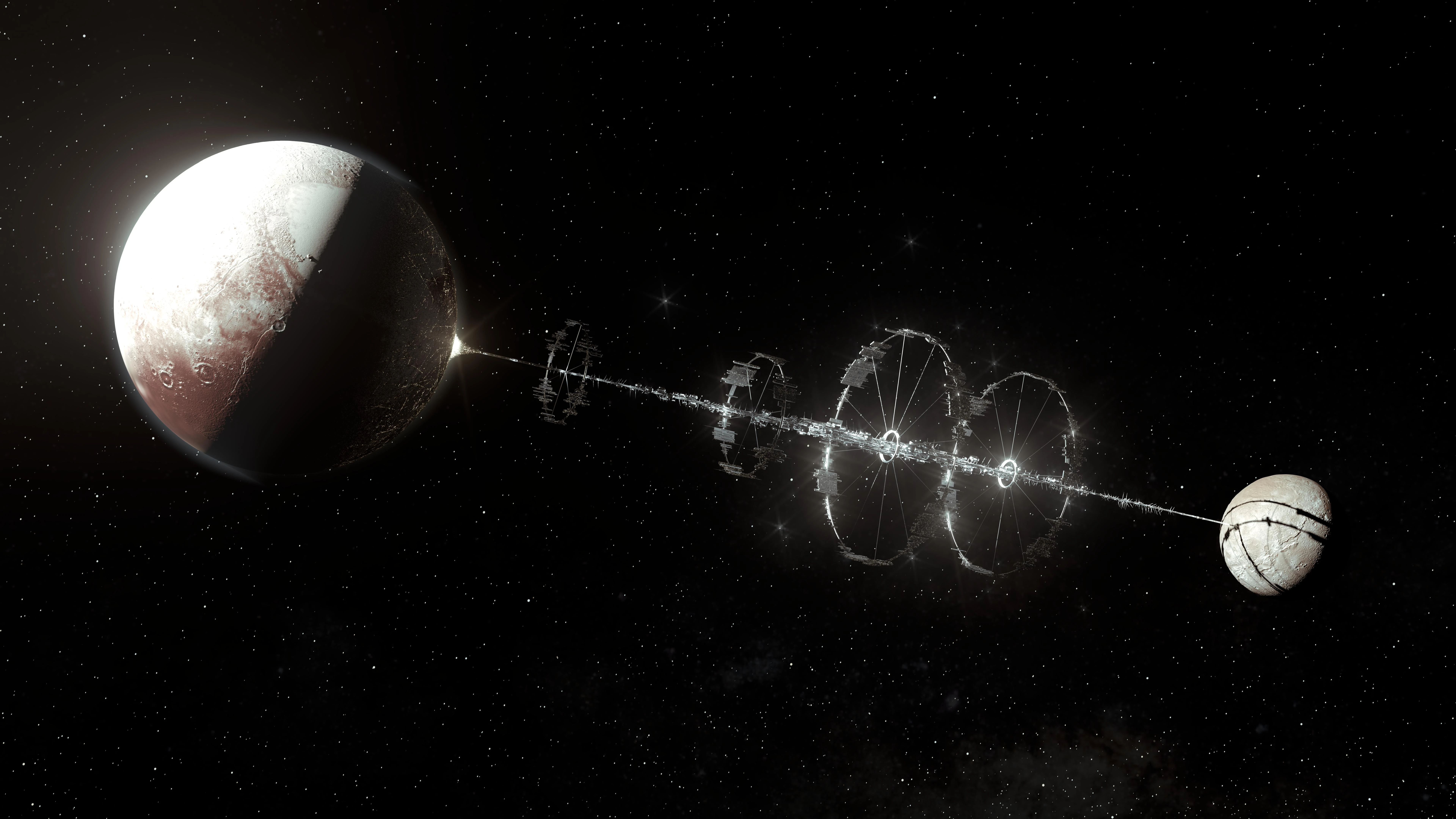 8K超高清 星空璀璨的 宇宙科幻外太空 宇宙摄影 锁屏壁纸