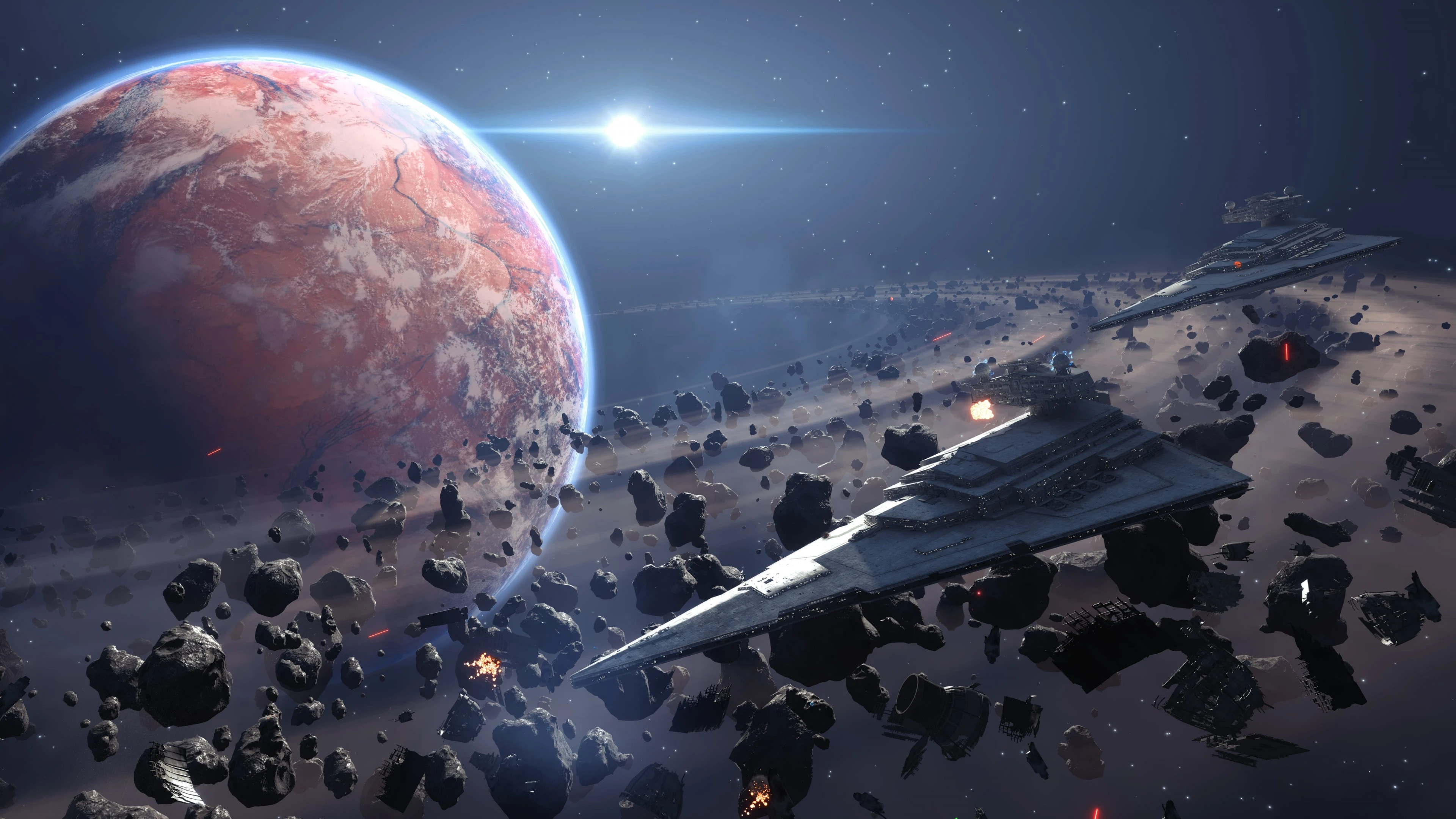 4k画质 视觉震撼的 宇宙科幻外太空 科幻背景 车载壁纸