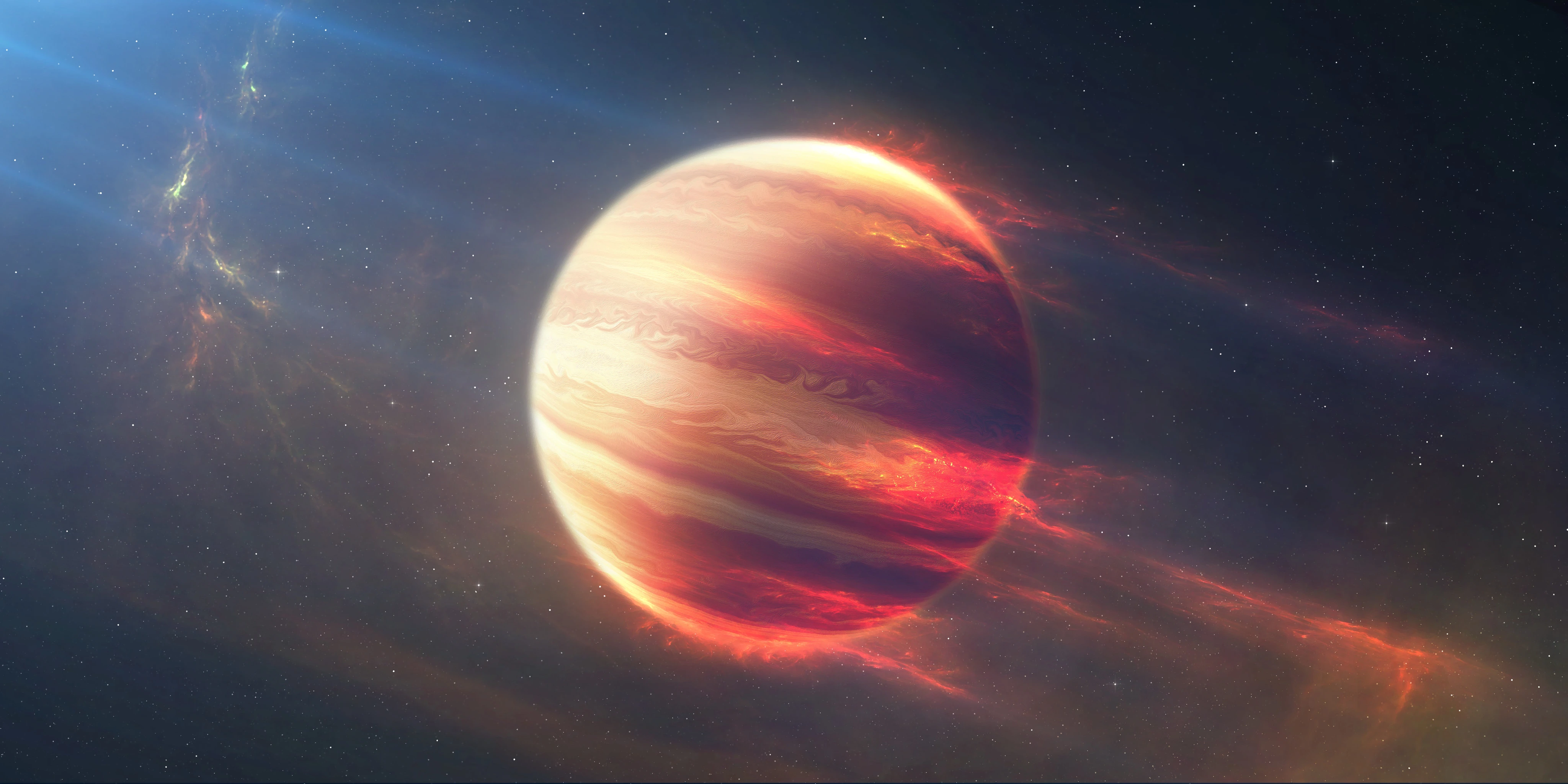 4k画质 科幻感十足的 宇宙科幻外太空 科幻背景 车载壁纸