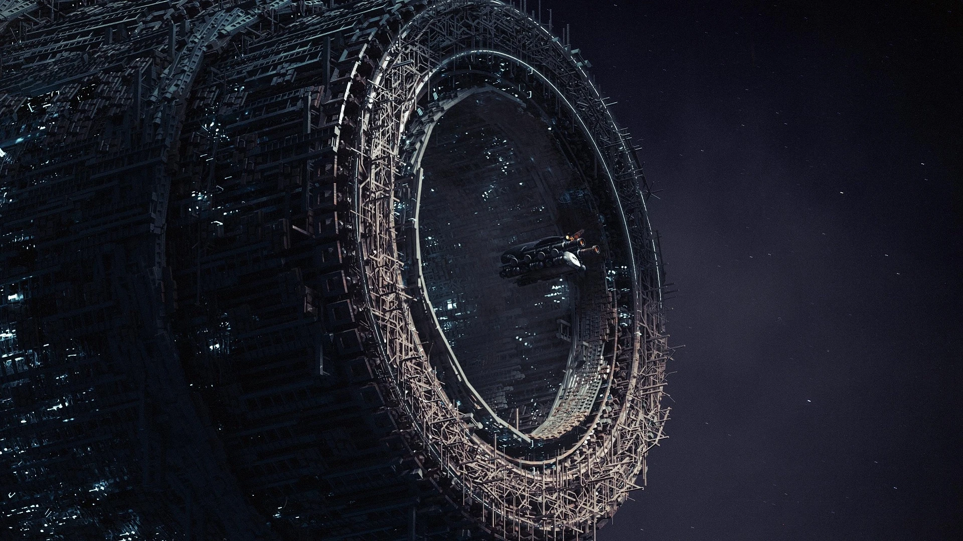 2K壁纸 未来感的 宇宙科幻外太空 宇宙摄影 科幻背景
