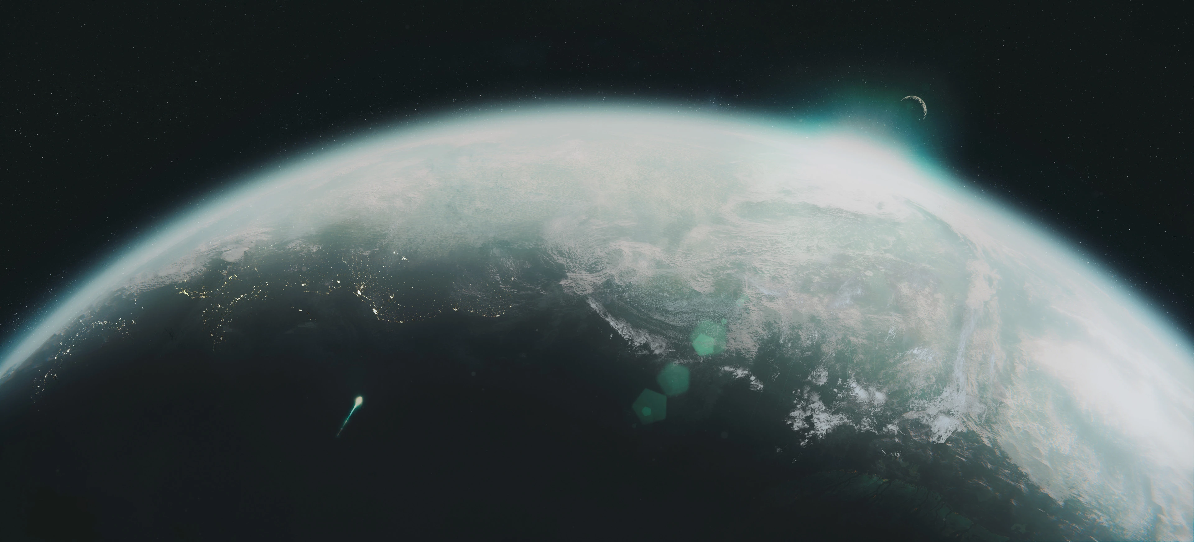 4K超清 星空璀璨的 宇宙科幻外太空 宇宙摄影 游戏背景