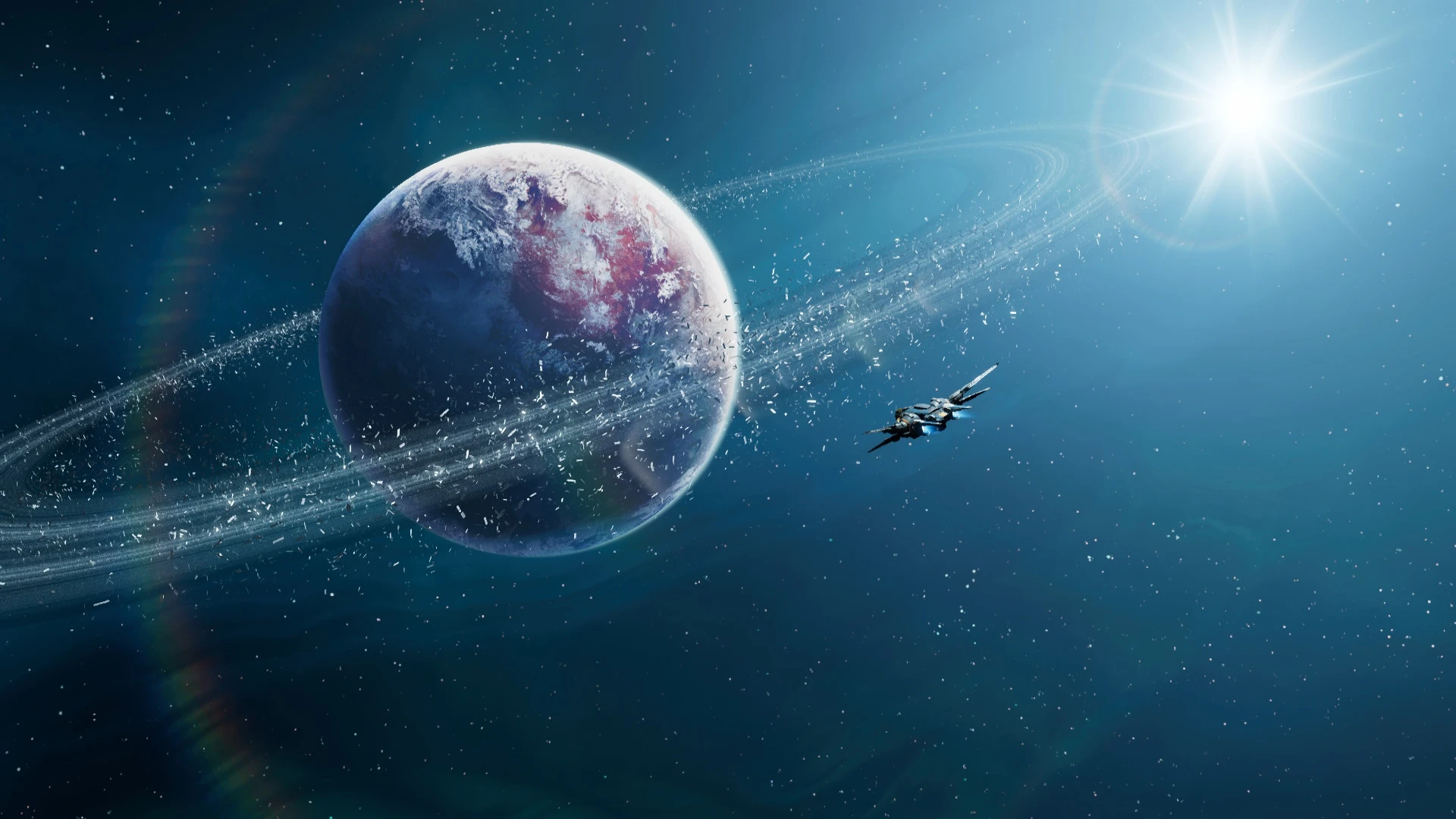 无损画质 科幻感十足的 宇宙科幻外太空 科幻背景 游戏背景