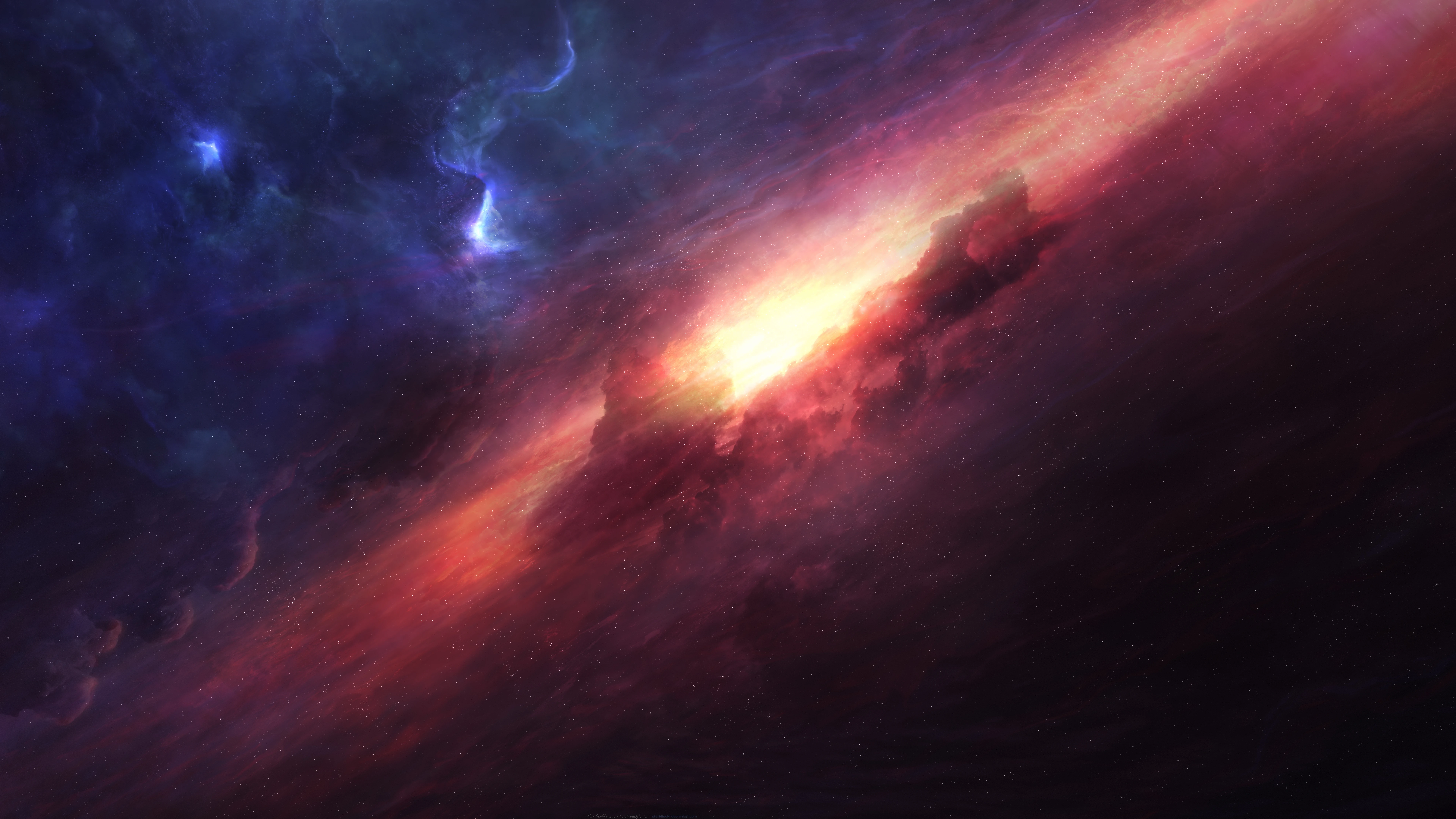 星空星轨旋转 超高清4K夜景壁纸