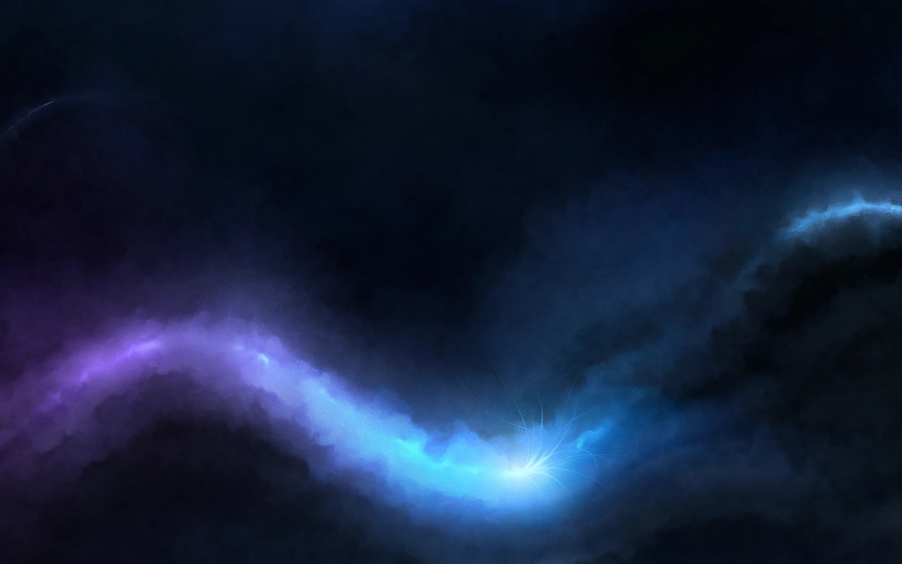 星空星轨旋转 超高清4K夜景壁纸