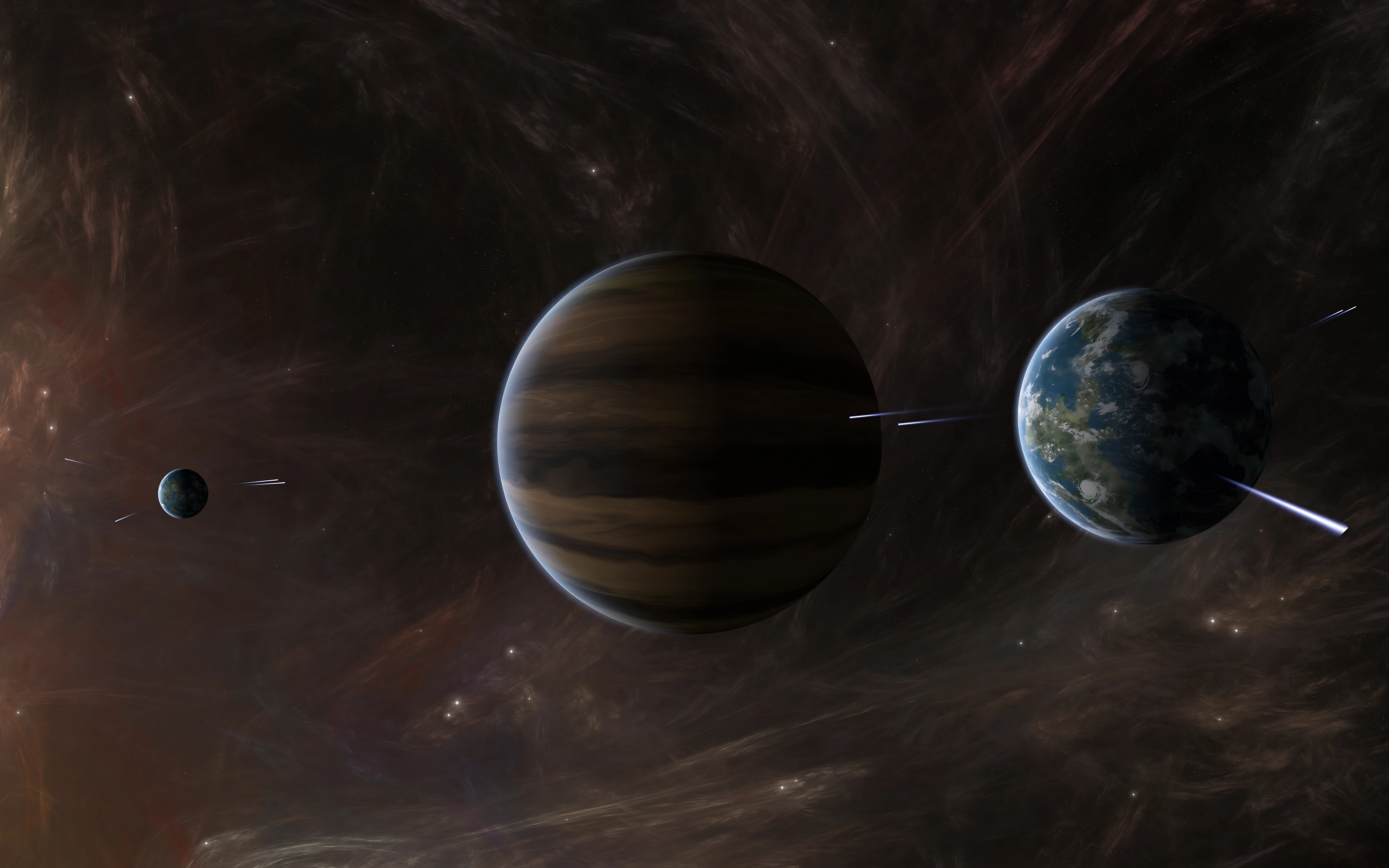 深空宇宙恒星闪烁 高清4K全景壁纸