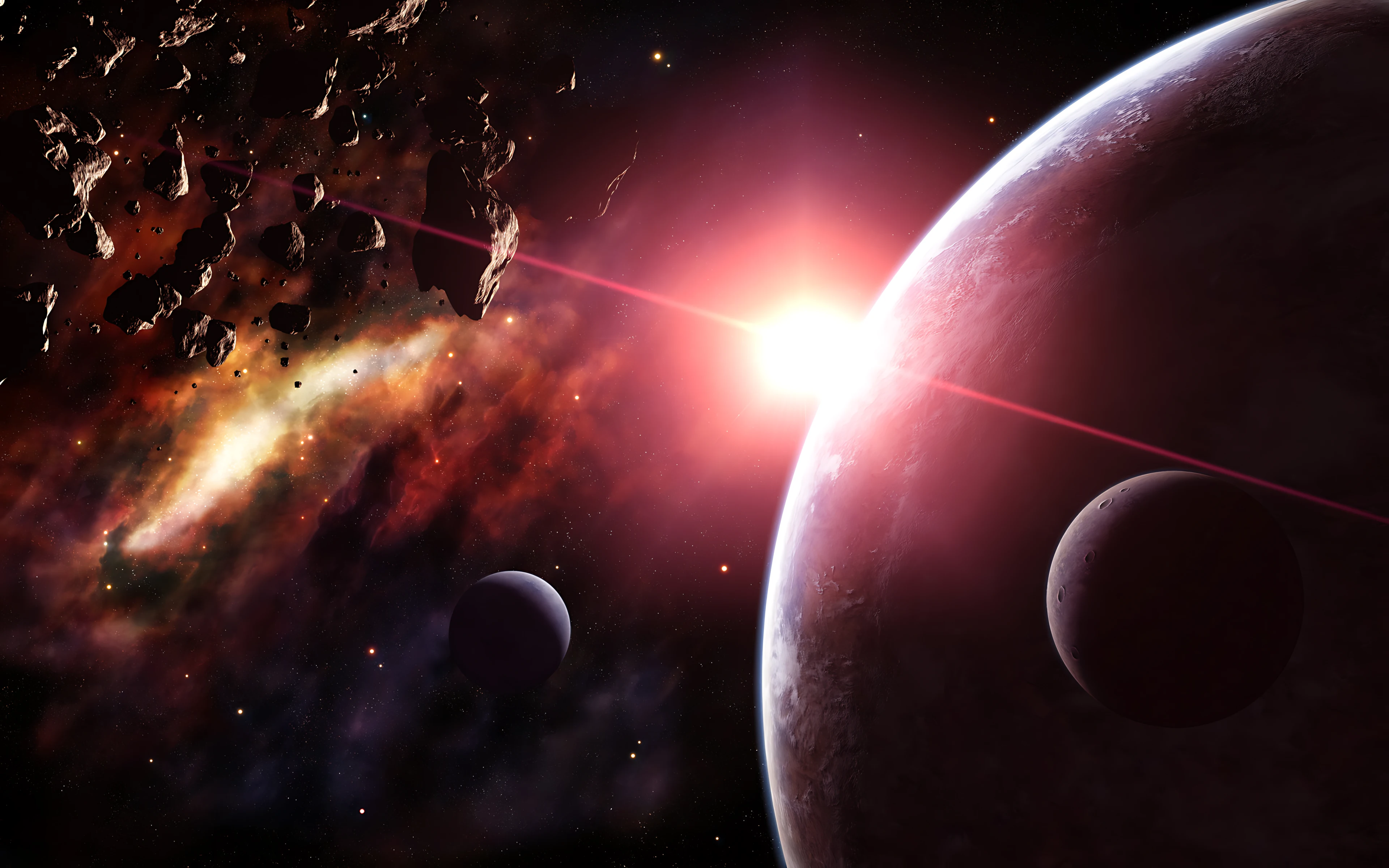 深空宇宙恒星闪烁 高清4K全景壁纸
