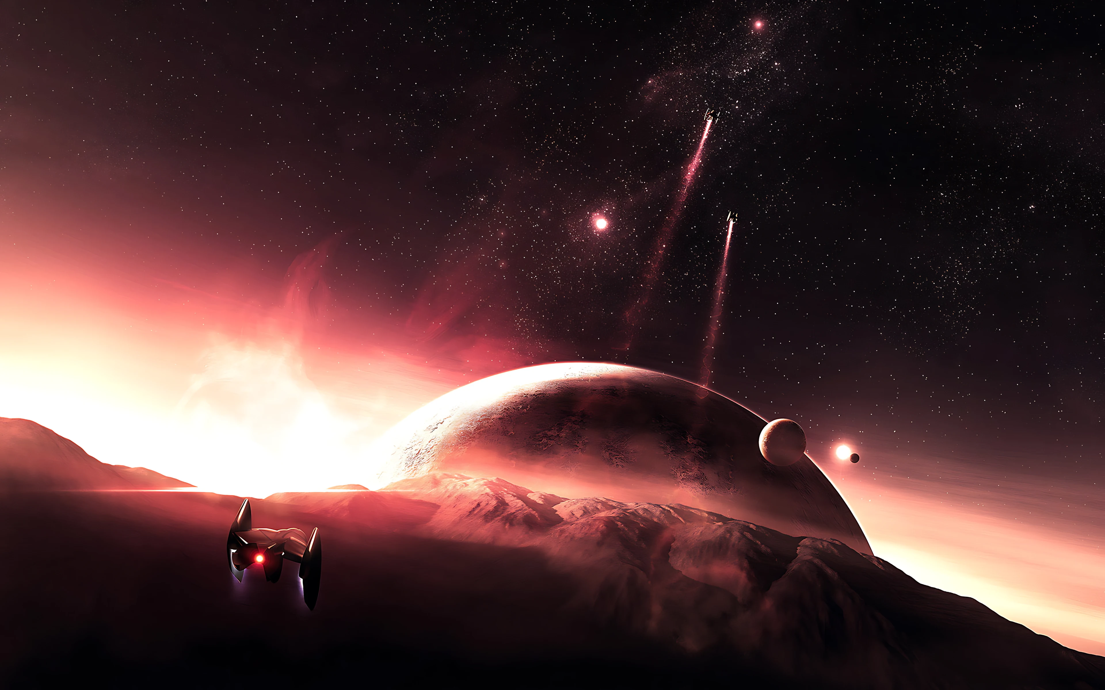 深空宇宙恒星闪烁 高清4K全景壁纸
